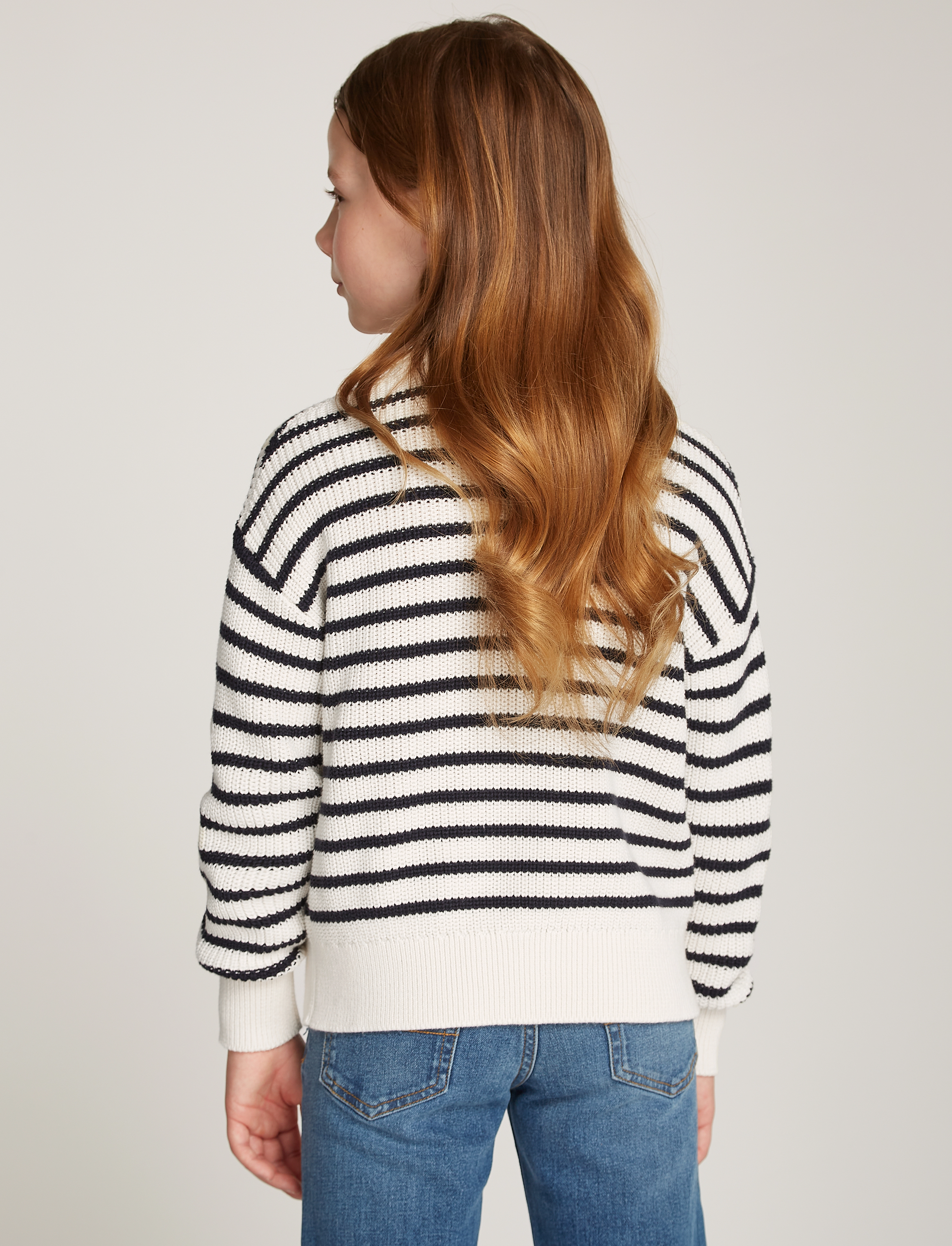Tommy Hilfiger - ESSENTIAL STRIPE SWEATER - ancient white desert sky stripe - 4