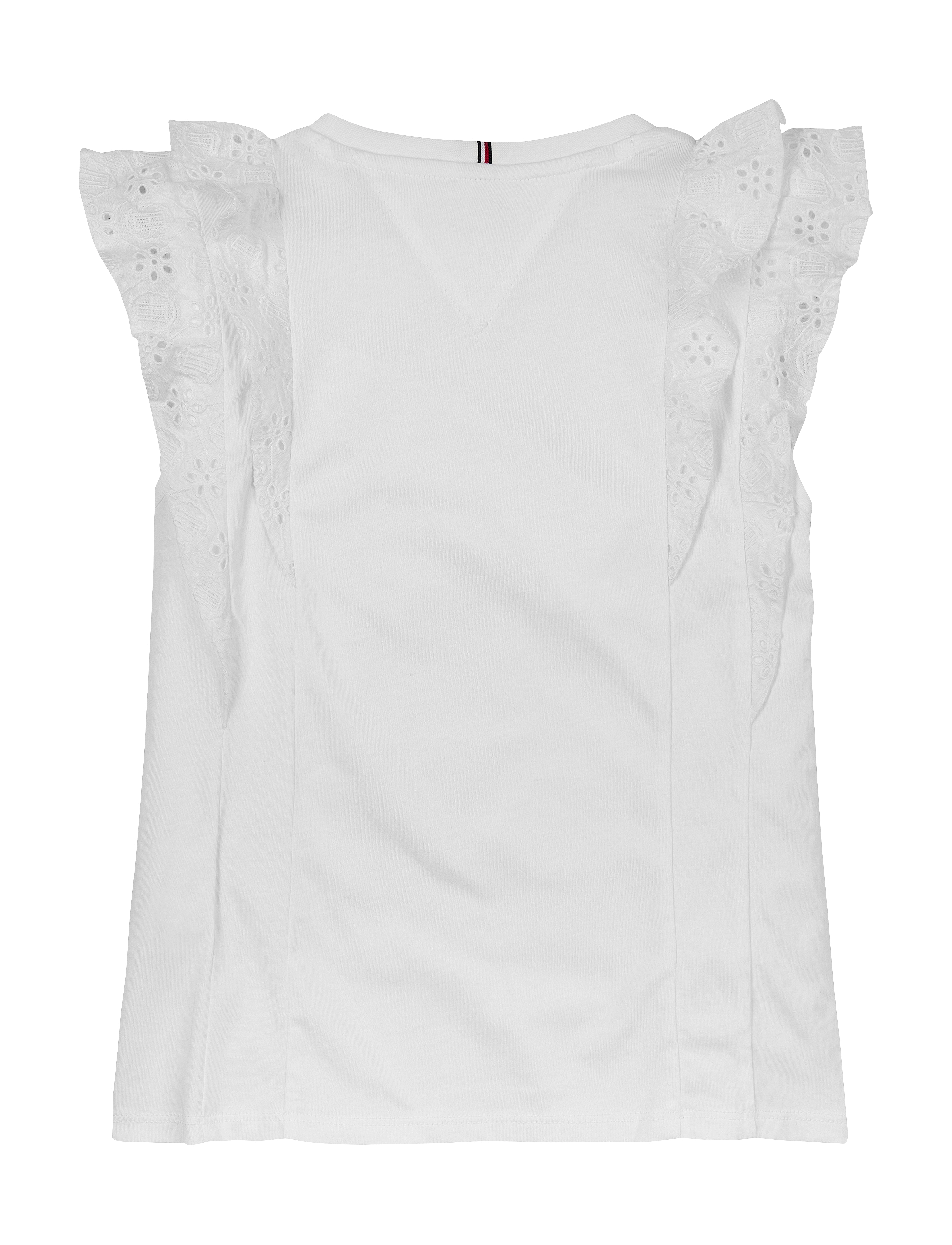 Tommy Hilfiger - BRODERIE ANGLAISE KNIT TOP SS - white - 1