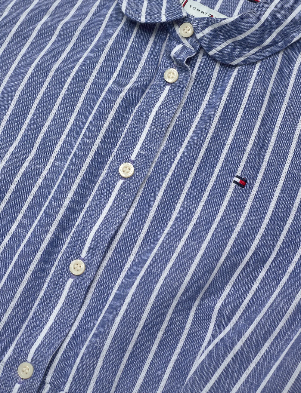 Tommy Hilfiger - STRIPED DRESS SS - kurzärmelige freizeitkleider - blue spell - 5