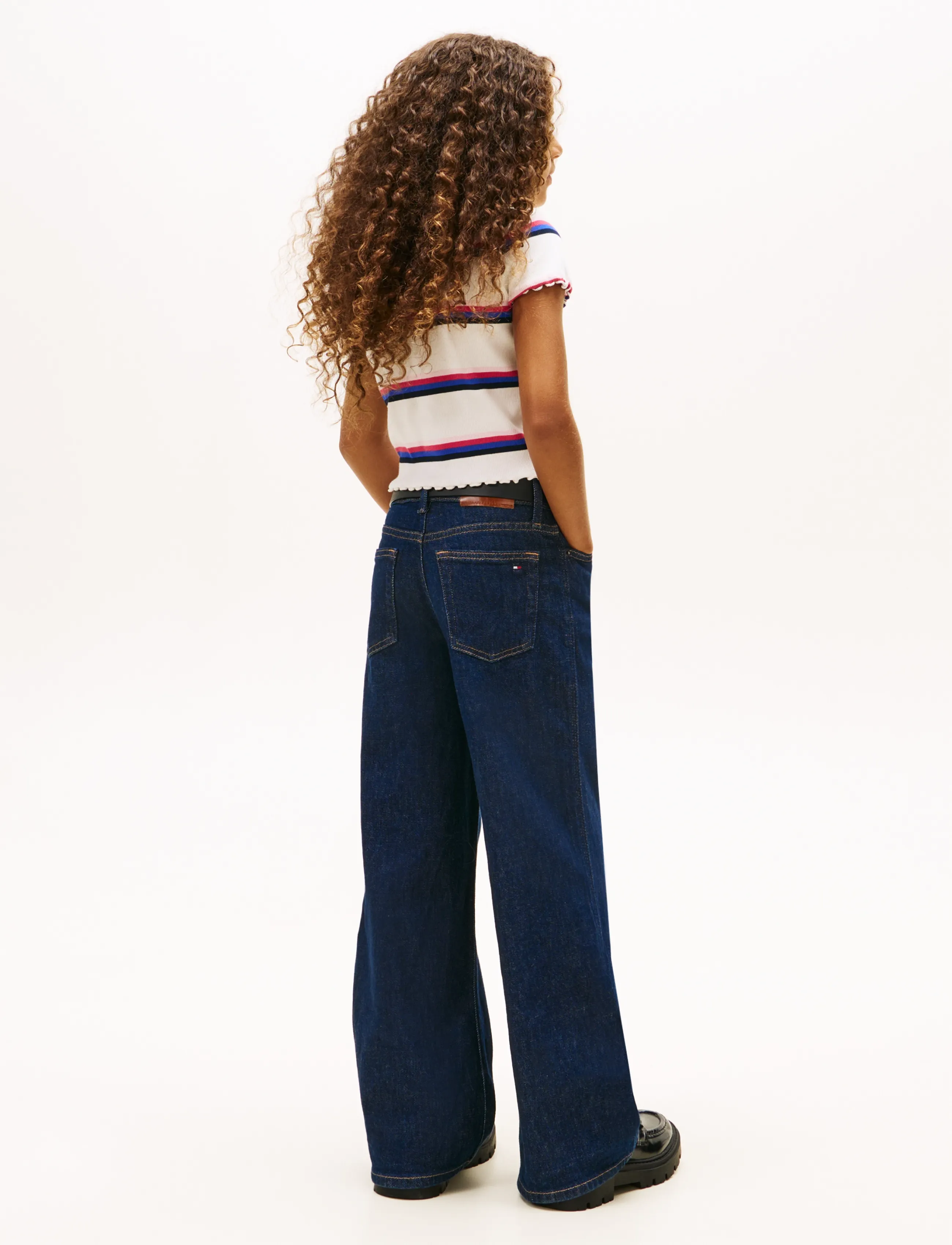 Tommy Hilfiger - ESSENTIAL RIB TOP SS - kortærmede t-shirts - off white - 2