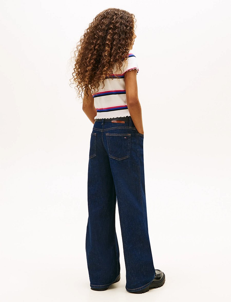 Tommy Hilfiger - ESSENTIAL RIB TOP SS - kortærmede t-shirts - off white - 2