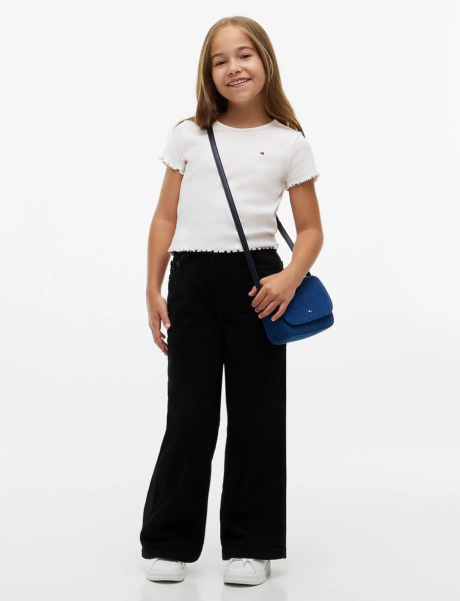 Tommy Hilfiger - ESSENTIAL RIB TOP SS - kurzärmelige - off white - 4