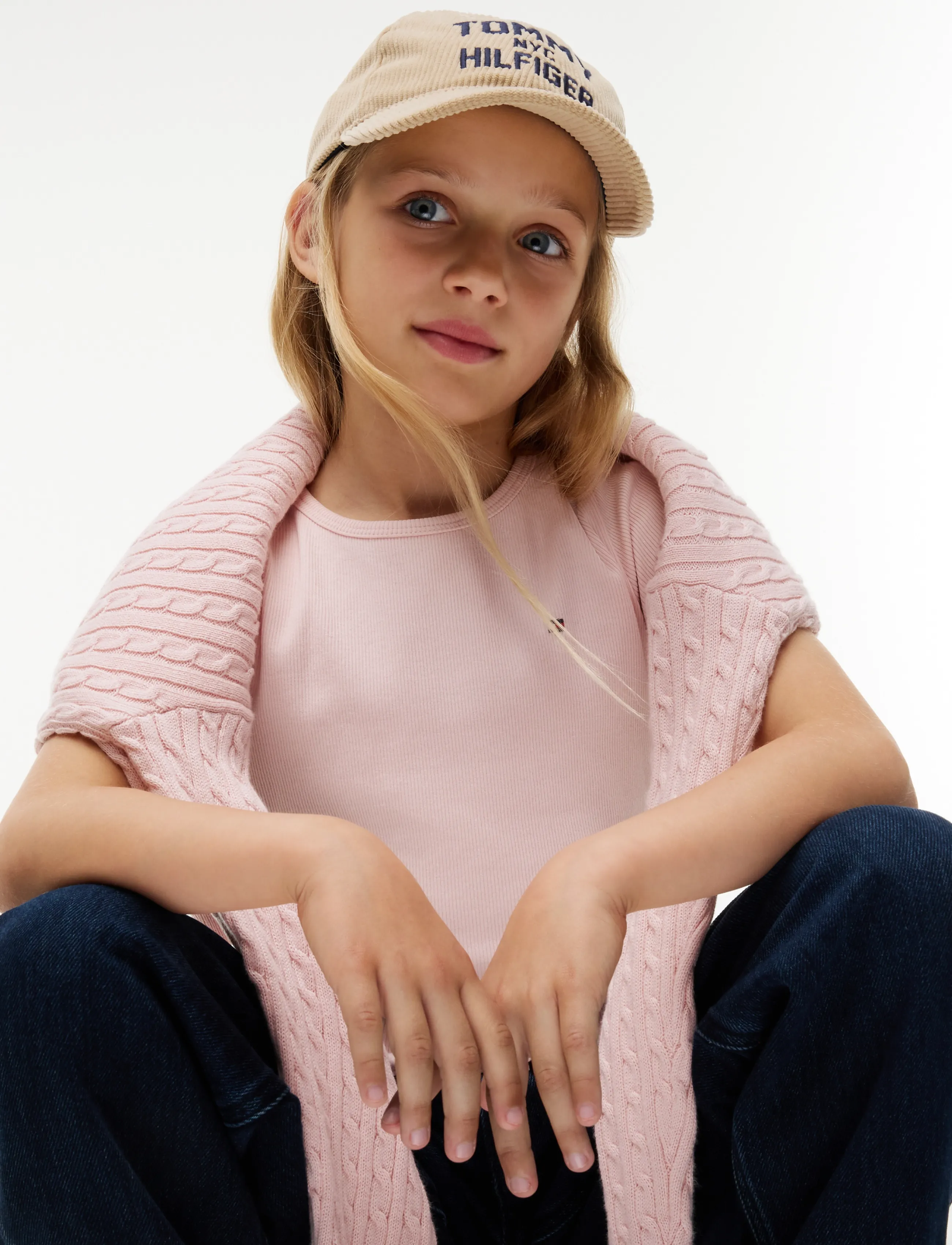 Tommy Hilfiger - ESSENTIAL RIB TOP SS - kurzärmelige - whimsy pink - 3