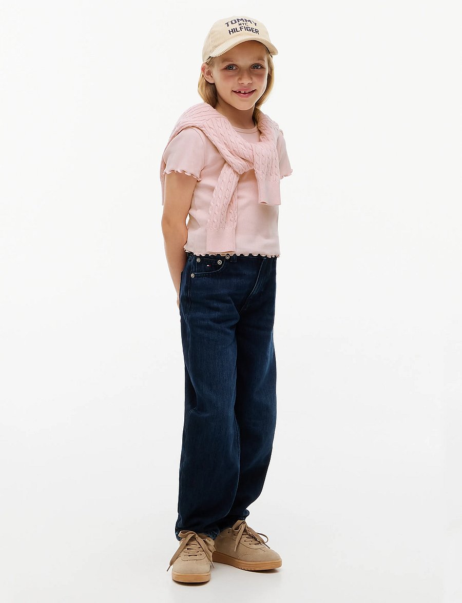 Tommy Hilfiger - ESSENTIAL RIB TOP SS - kurzärmelige - whimsy pink - 4