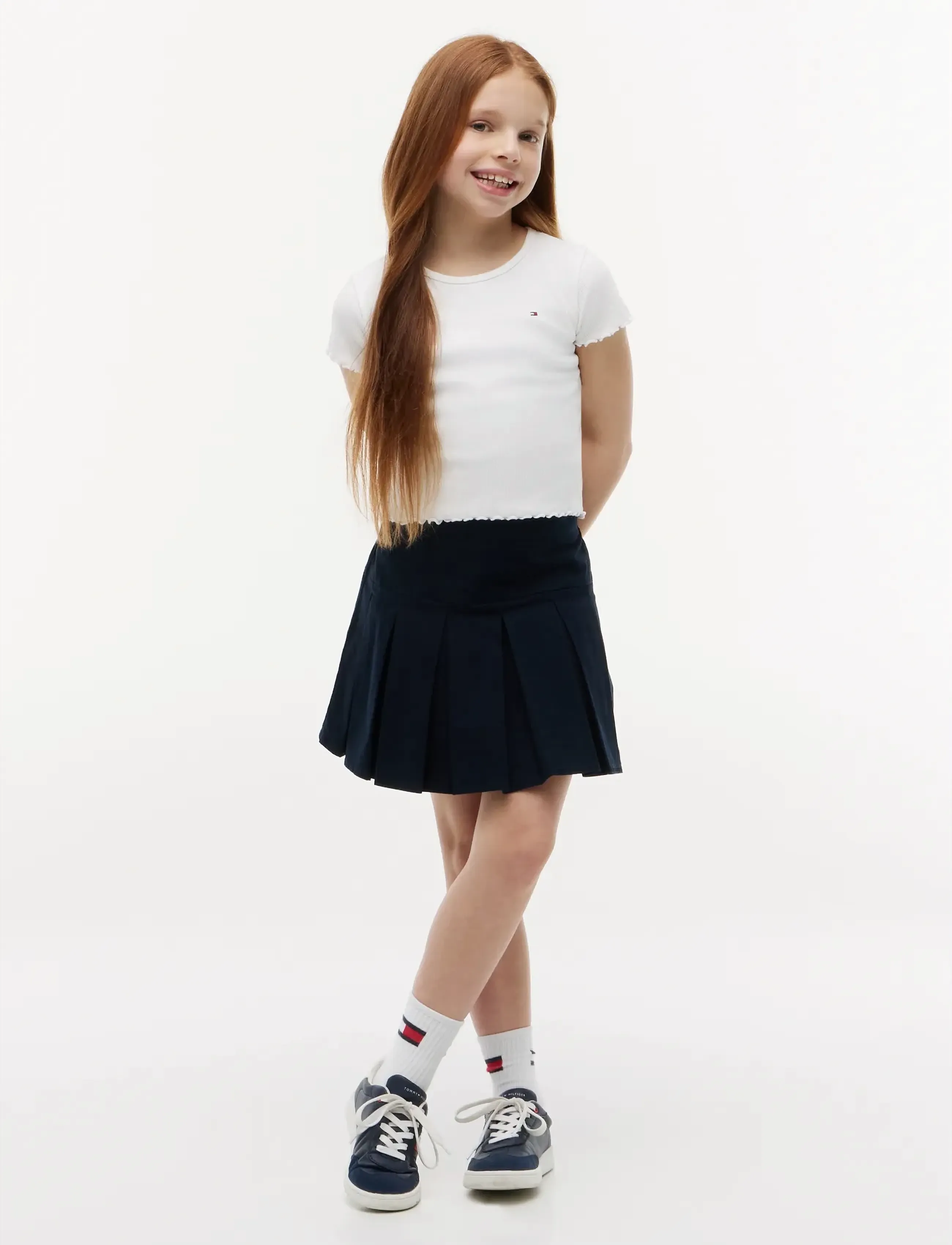 Tommy Hilfiger - ESSENTIAL RIB TOP SS - kortärmade t-shirts - white - 5