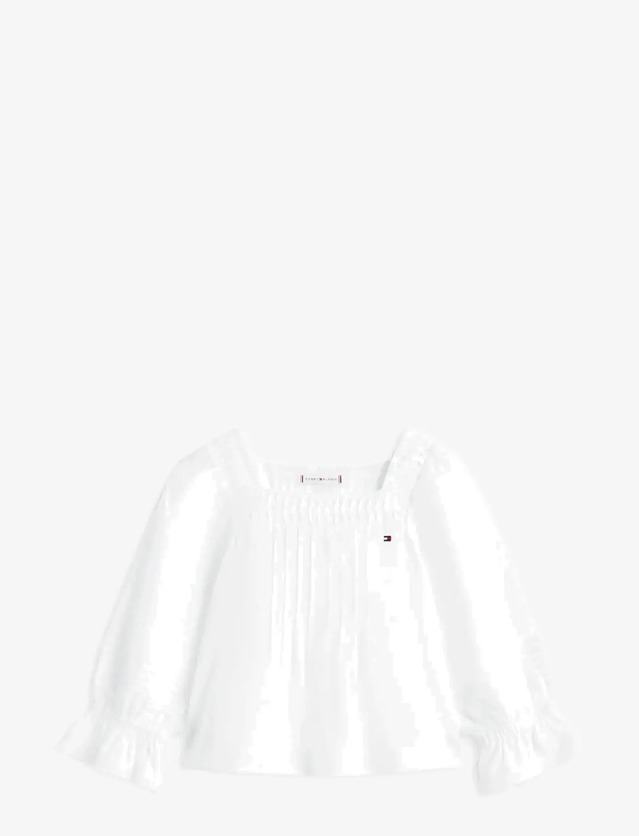 Tommy Hilfiger - BRODERIE ANGLAISE BLOUSE - chemisiers & tuniques - white - 1