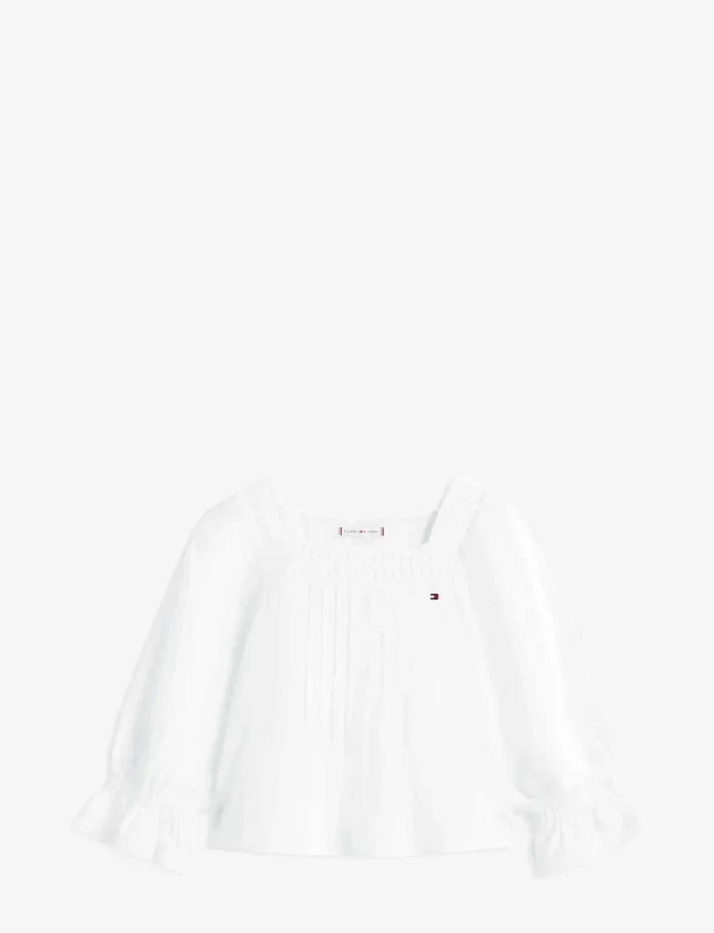 Tommy Hilfiger - BRODERIE ANGLAISE BLOUSE - blusen & tuniken - white - 1