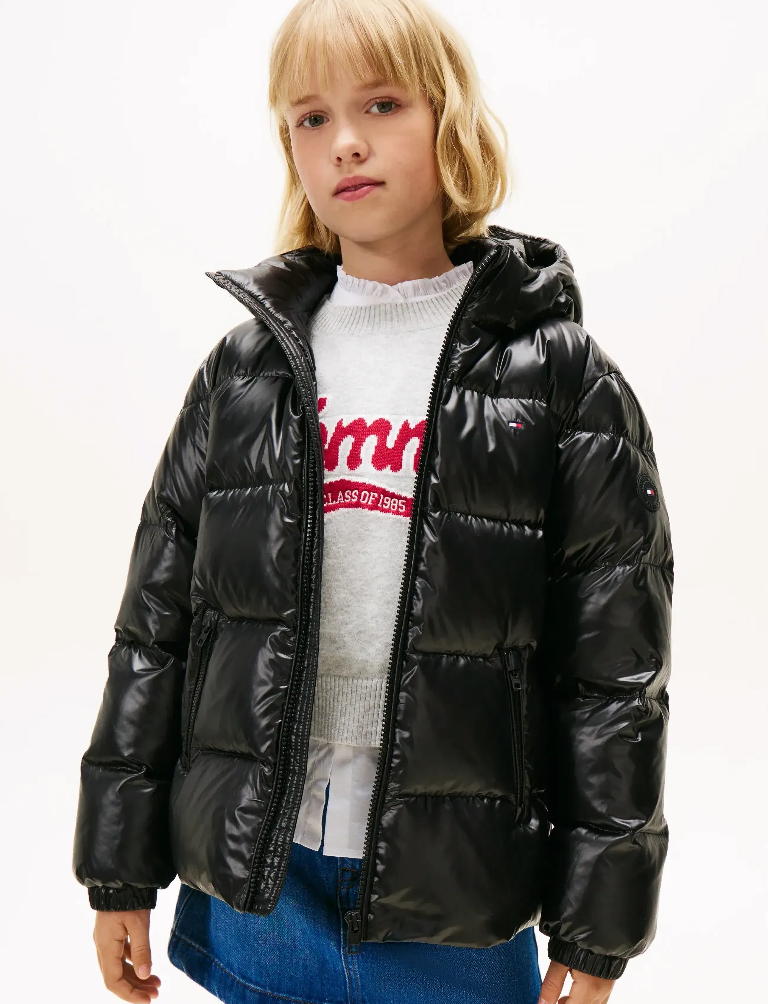 Tommy Hilfiger ESSENTIAL DOWN JACKET - Vinterjackor - BLACK / black