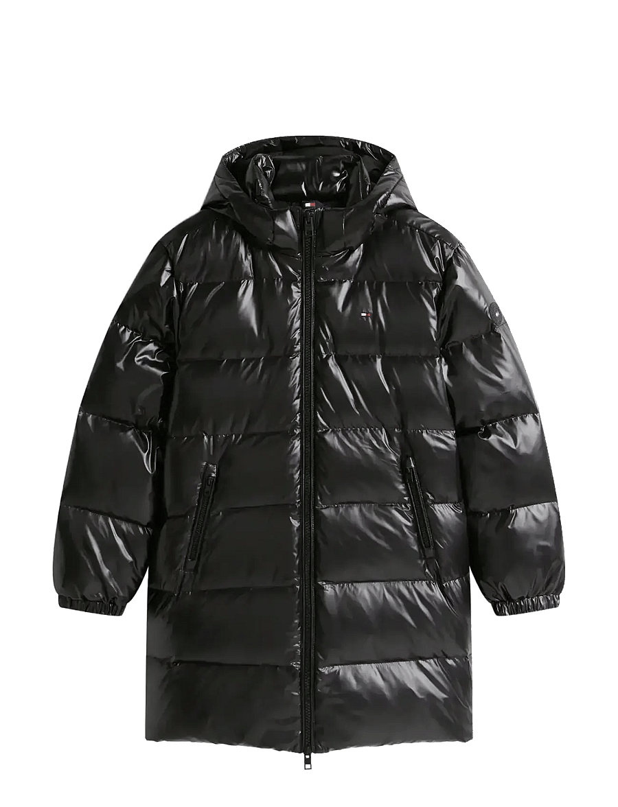Tommy Hilfiger - ESSENTIAL LONG DOWN JACKET - winterjacke - black - 1