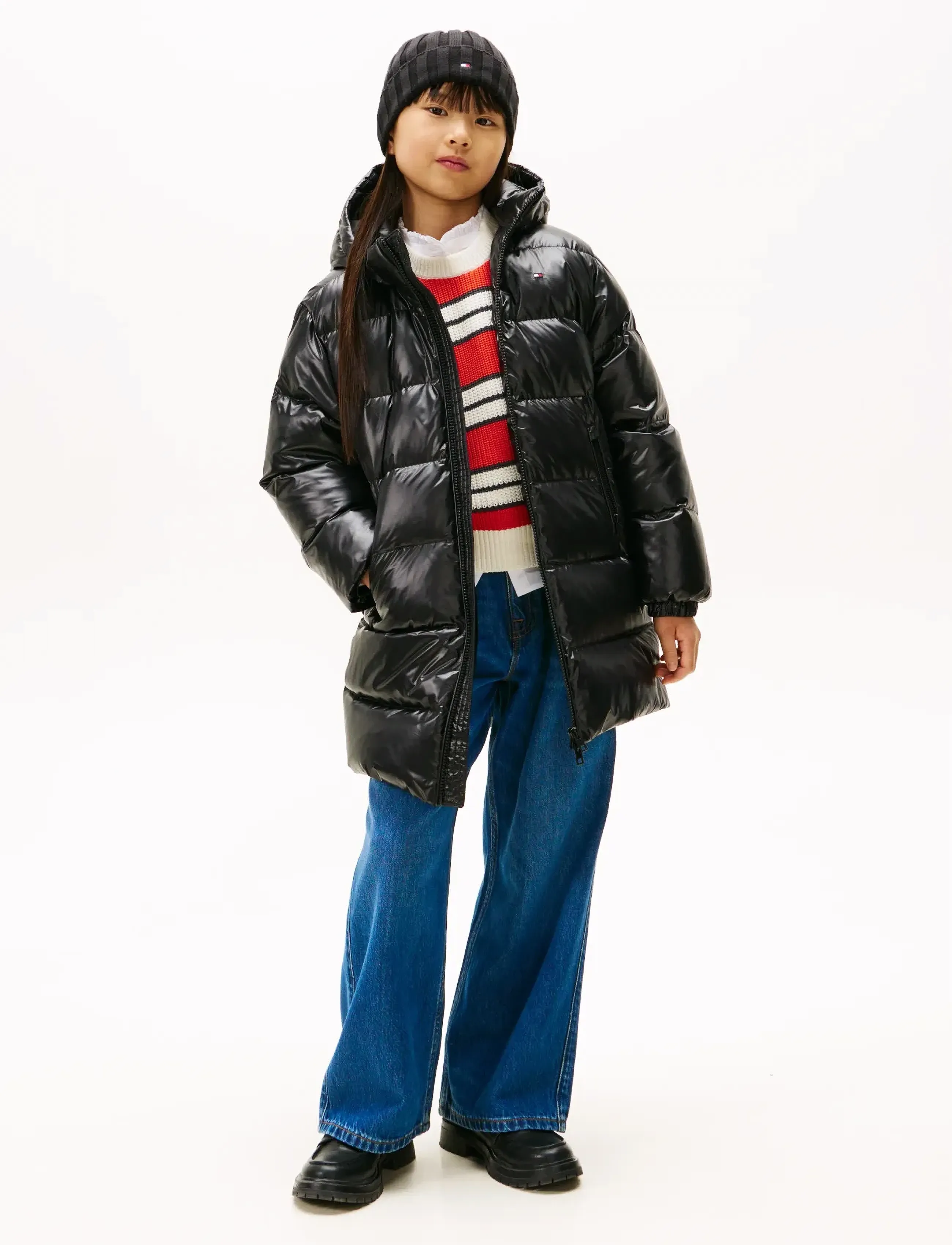 Tommy Hilfiger - ESSENTIAL LONG DOWN JACKET - vinterjackor - black - 2