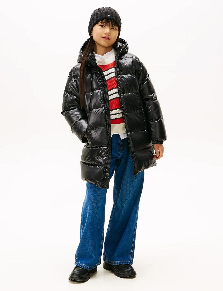 Tommy Hilfiger - ESSENTIAL LONG DOWN JACKET - winterjacke - black - 2