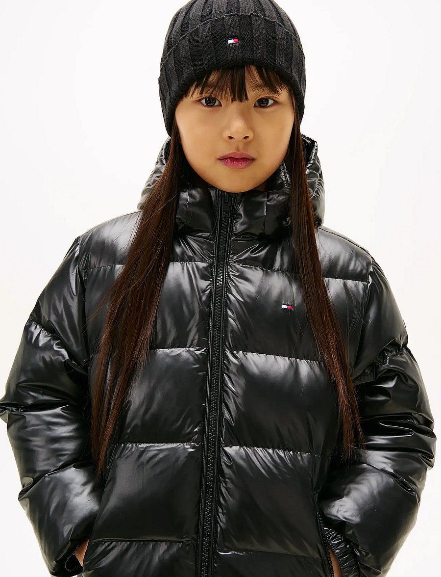 Tommy Hilfiger - ESSENTIAL LONG DOWN JACKET - winterjacke - black - 4