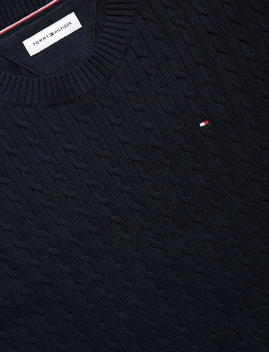 Tommy Hilfiger - CABLE SWEATER - pullover - dark night navy - 2