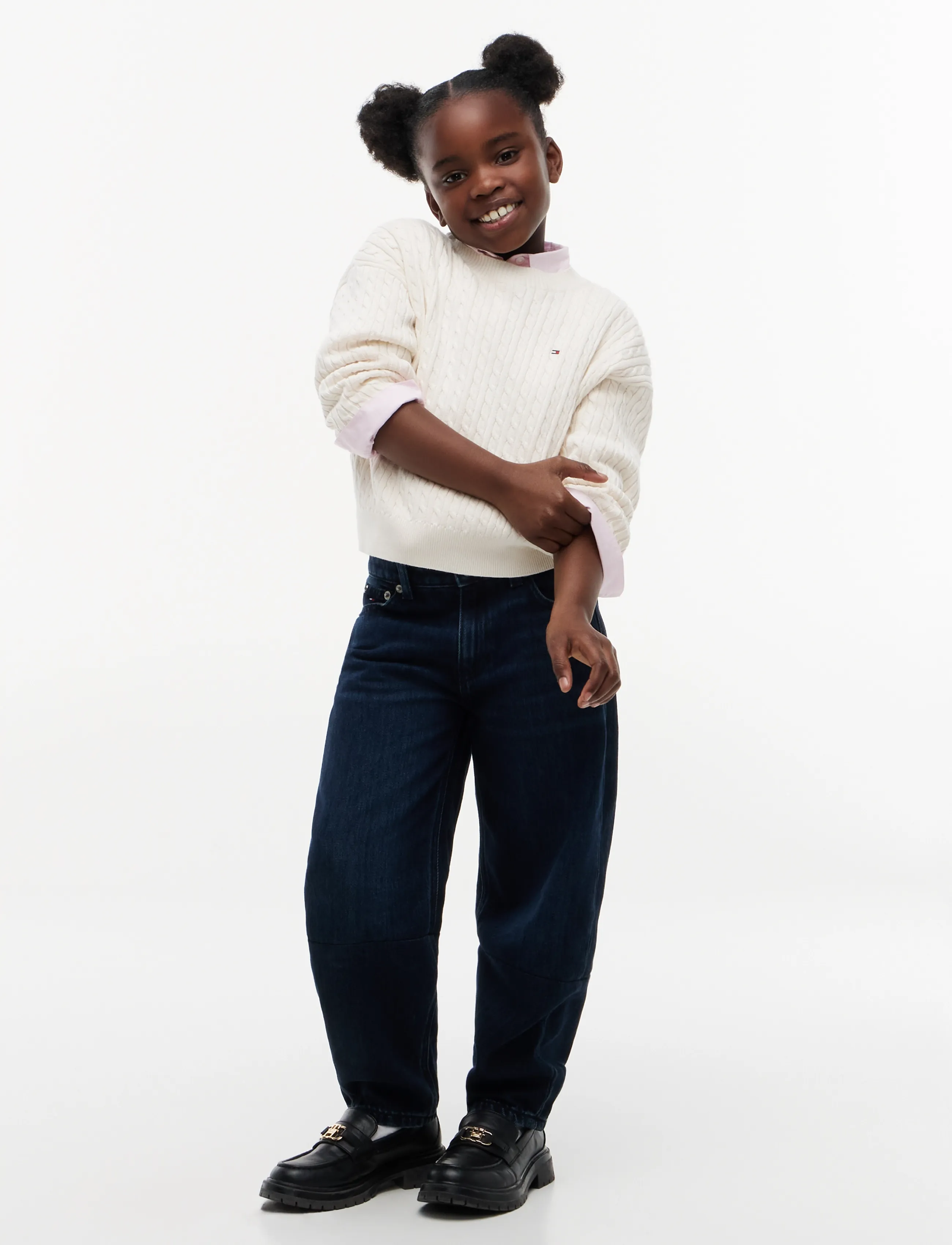 Tommy Hilfiger - CABLE SWEATER - džemprid - ivory petal - 4