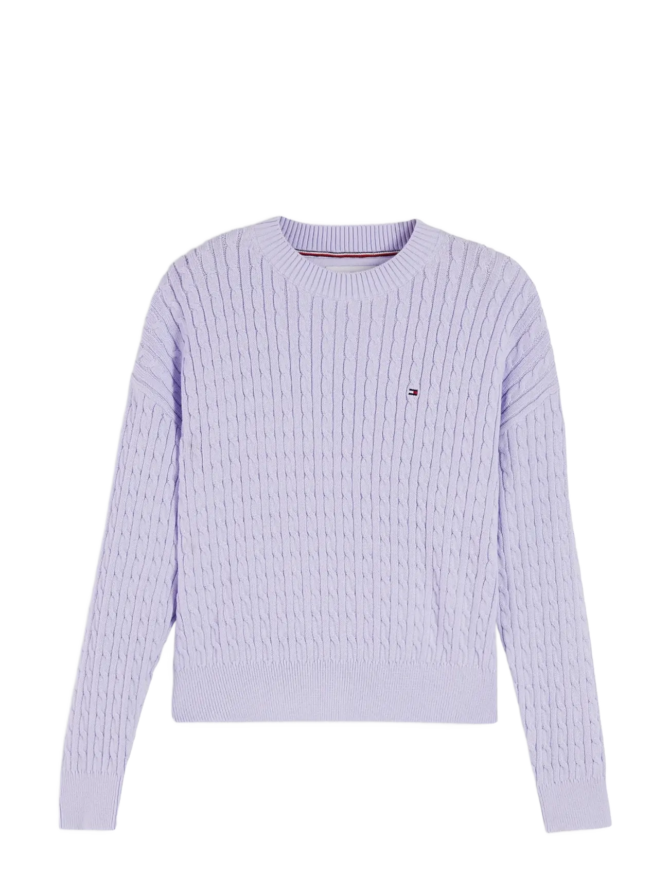 Tommy Hilfiger - CABLE SWEATER - džemprid - lavender ice - 1