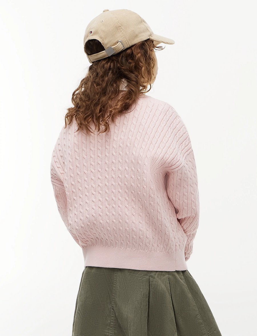 Tommy Hilfiger - CABLE SWEATER - pullover - whimsy pink - 2