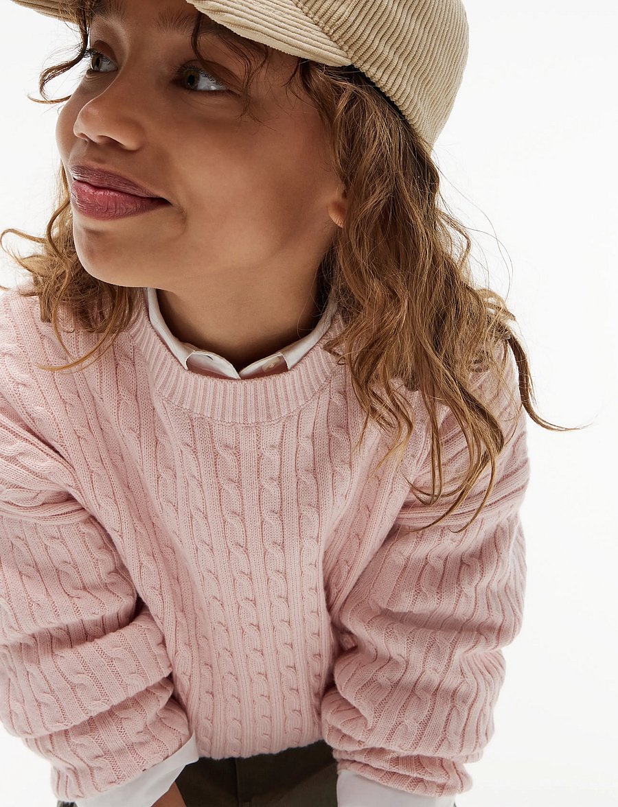 Tommy Hilfiger - CABLE SWEATER - pullover - whimsy pink - 3