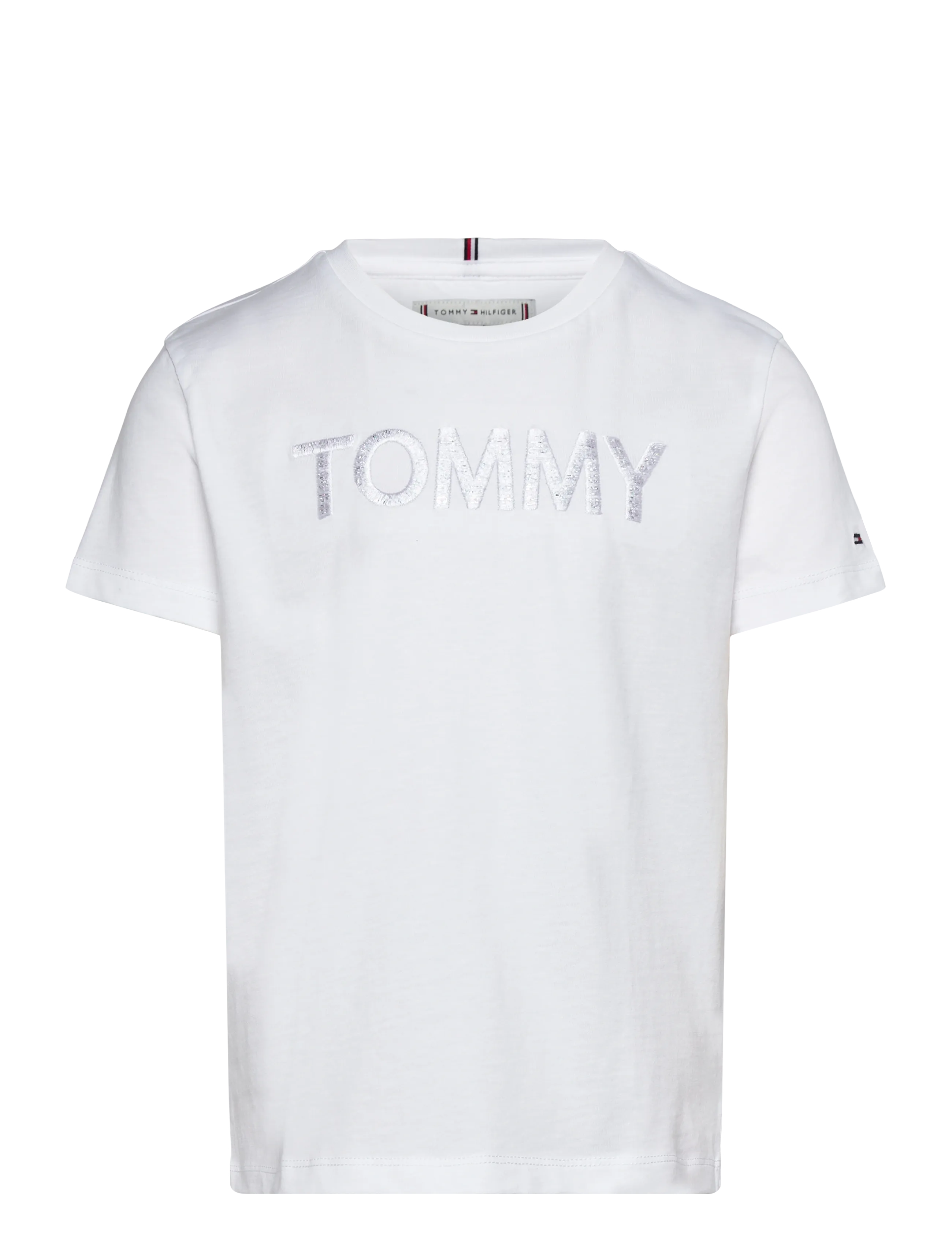 Tommy Hilfiger TOMMY SEQUINS TEE S/S - Kampagne - WHITE / white