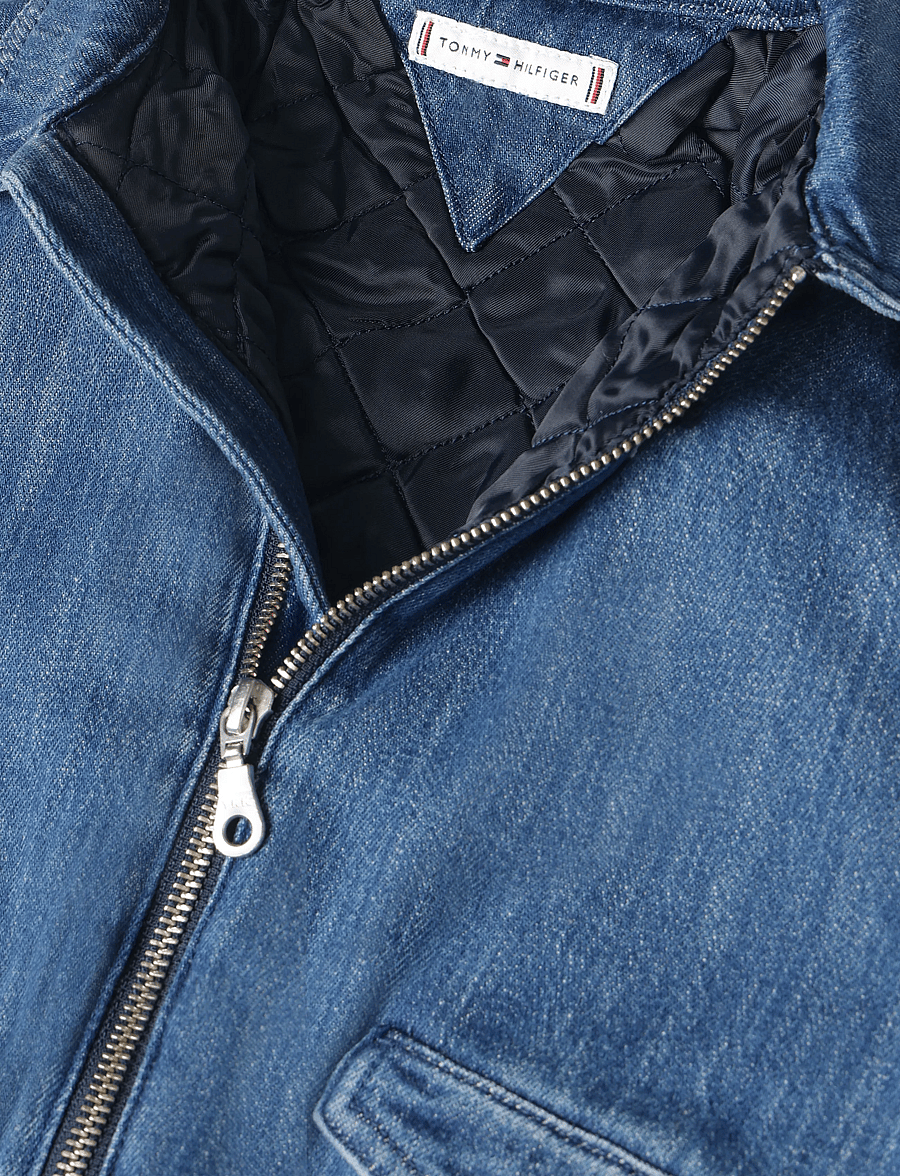 Tommy Hilfiger - DENIM BOMBER - džinsiniai švarkeliai - denim medium soft - 2