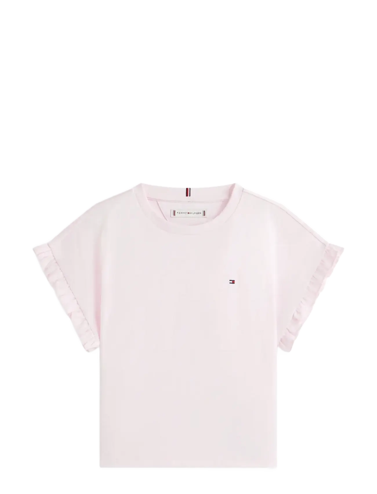 Tommy Hilfiger ESSENTIAL TOP SS - Børn 98-134 - PEARLY PINK / pink/rose
