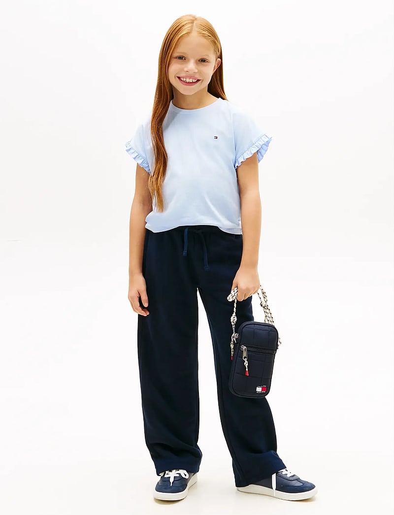 Tommy Hilfiger - Essential Ruffle Sleeve Tee - kurzärmelige - sweet blue - 3