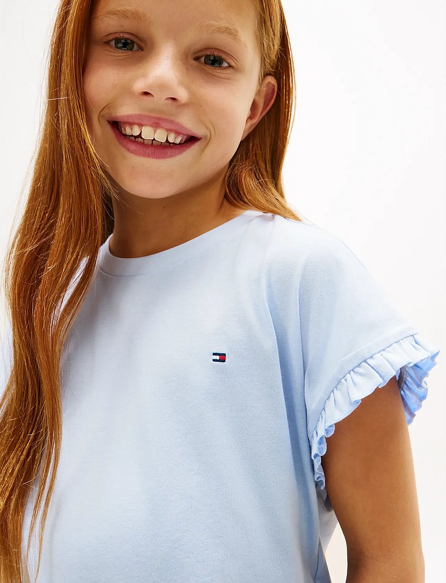 Tommy Hilfiger - ESSENTIAL TOP SS - kurzärmelige - sweet blue - 4