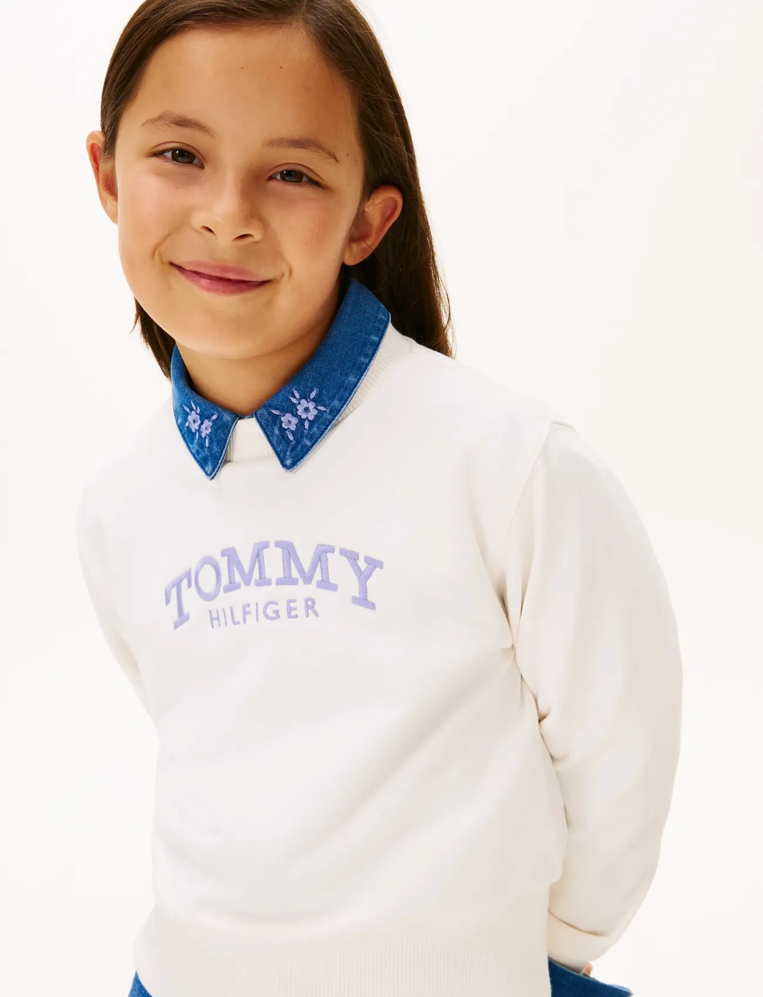 Tommy Hilfiger - HIGH RIB HEM CREW NECK - ancient white - 4