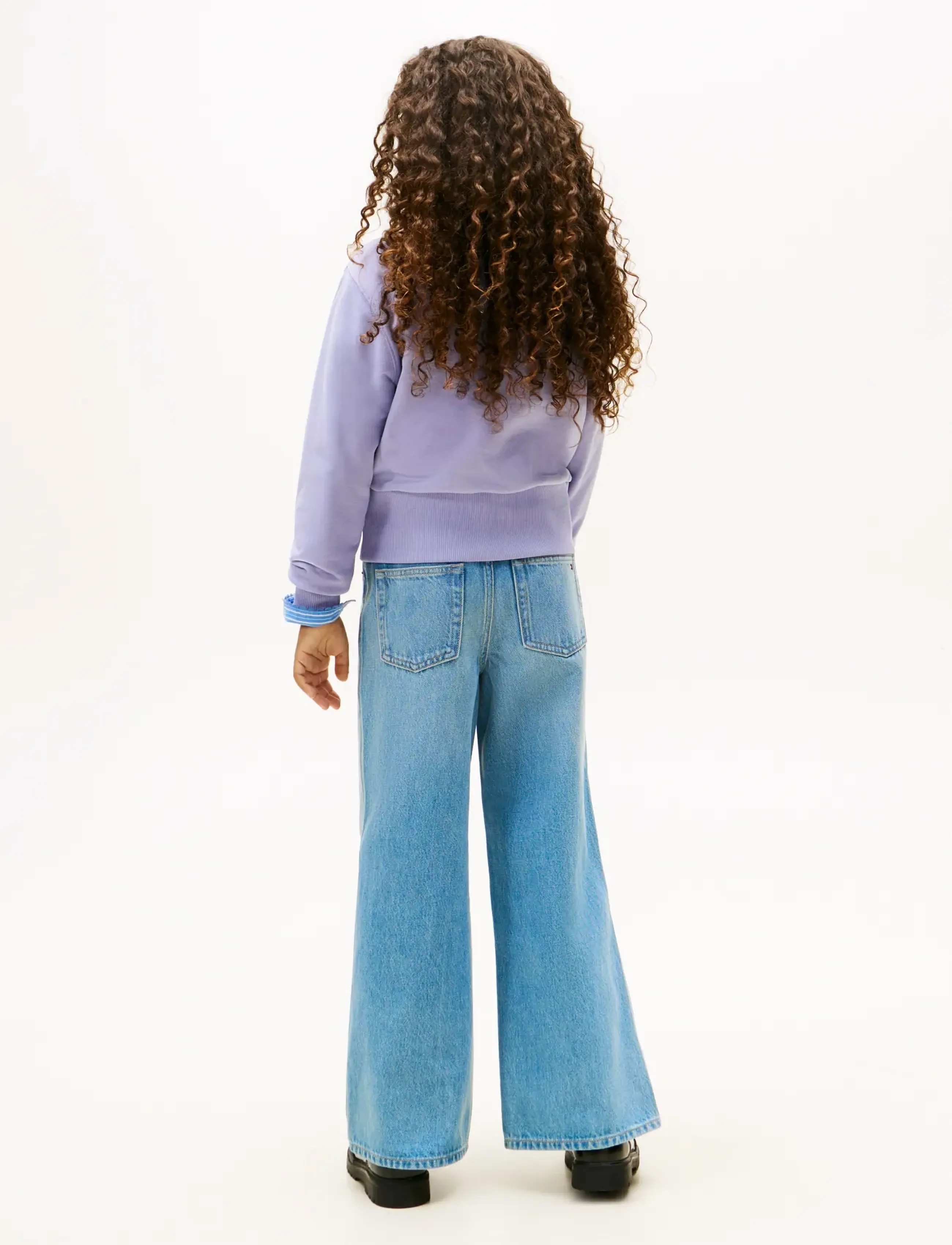 Tommy Hilfiger - HIGH RIB HEM CREW NECK - periwinkle dusk - 3