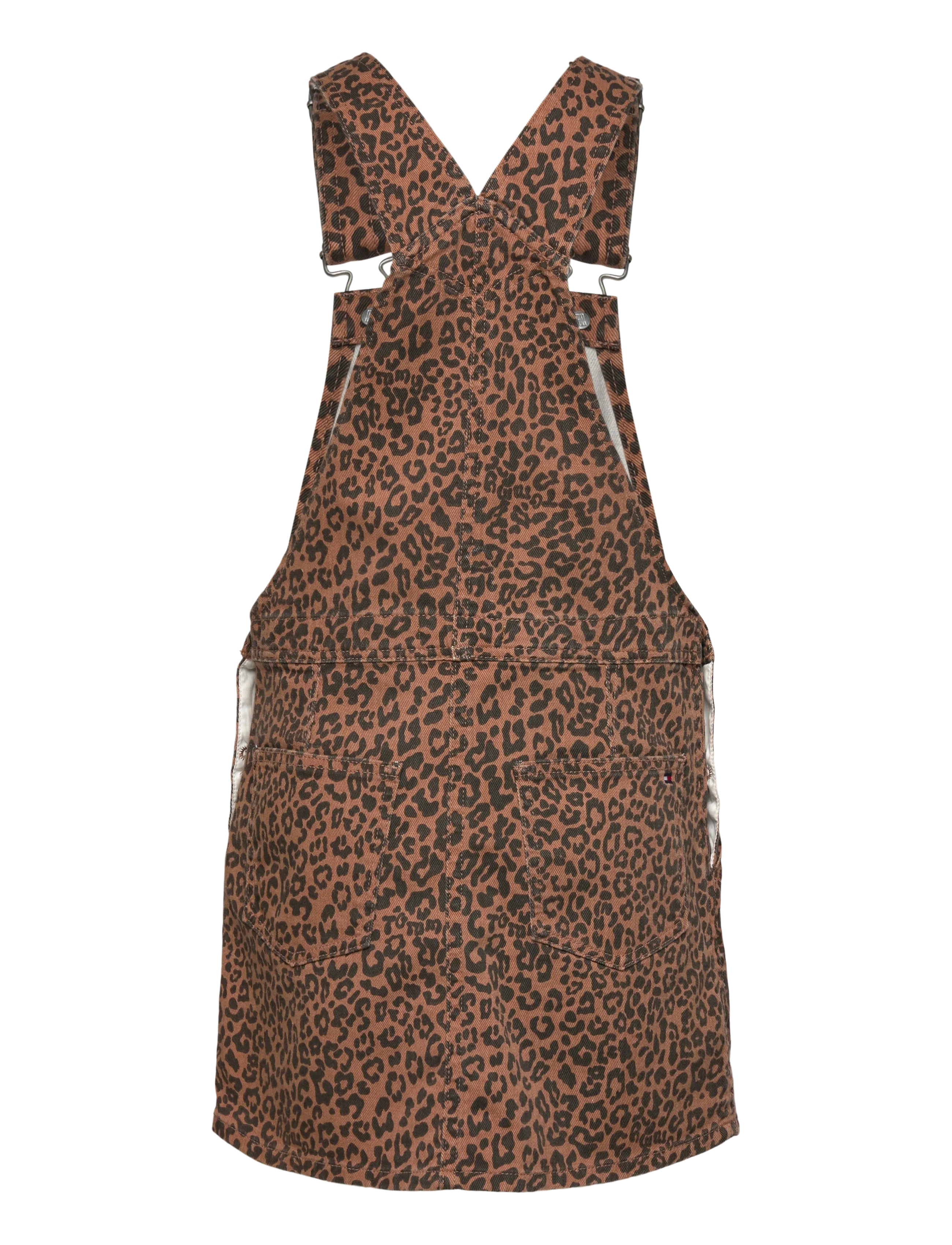 Tommy Hilfiger - DUNGAREE DRESS DENIM LEOPARD AOP - Ærmeløse hverdagskjoler - leoparddenim - 2