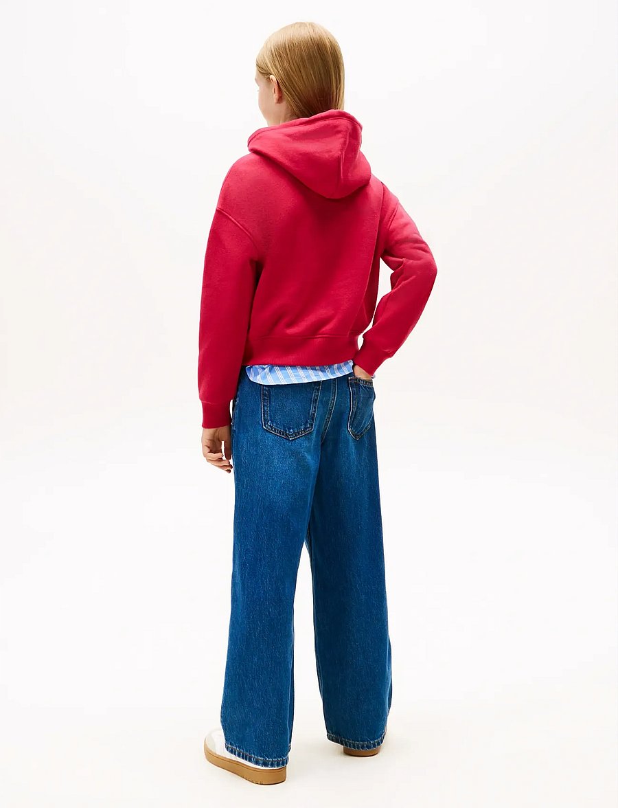 Tommy Hilfiger - RHINE STONE FLAG HOODIE - kapuzenpullover - ruby rhubarb - 4