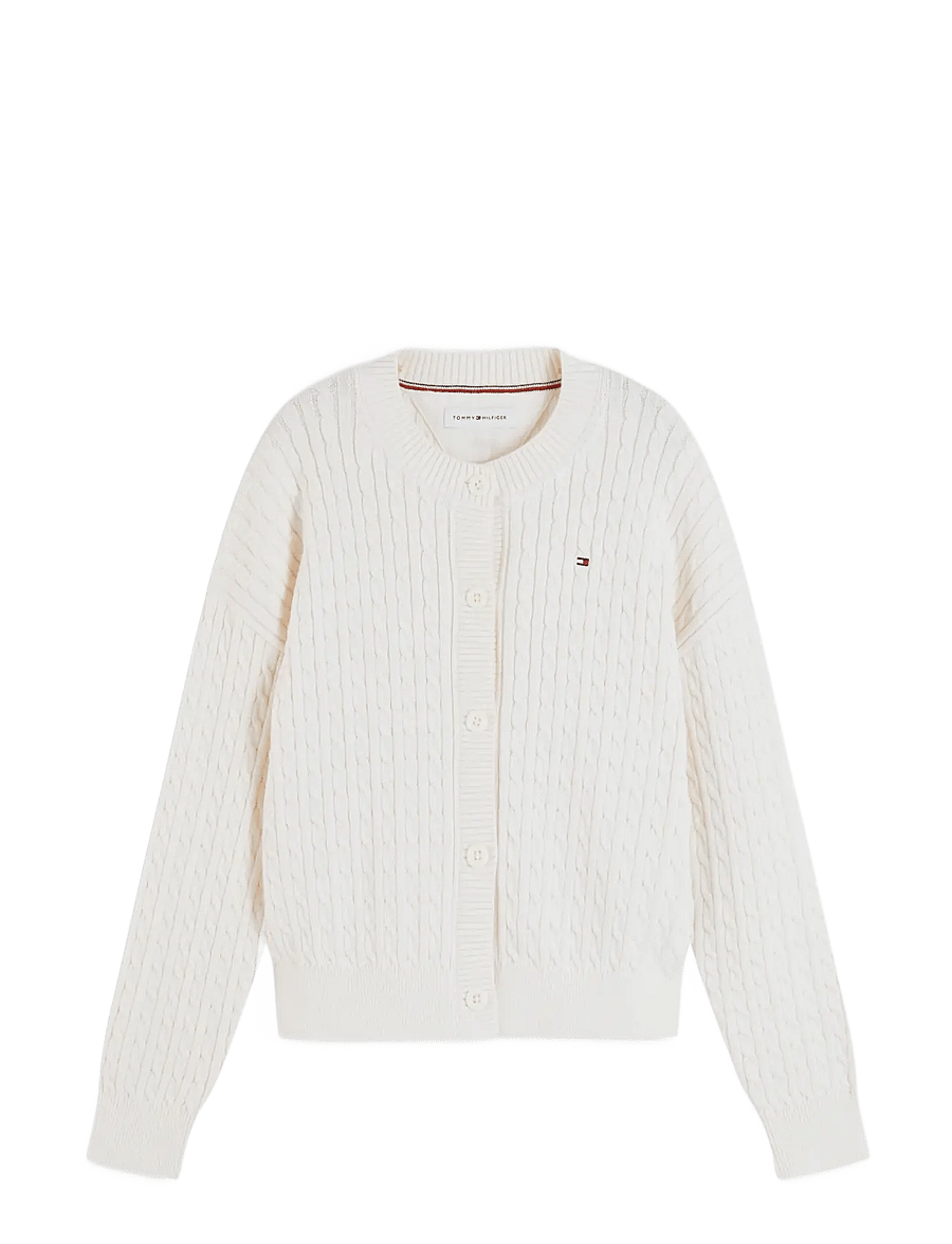 Tommy Hilfiger - CABLE CARDIGAN - kardiganid - ivory petal - 1