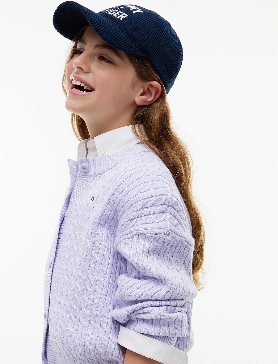 Tommy Hilfiger - CABLE CARDIGAN - kardiganid - lavender ice - 3