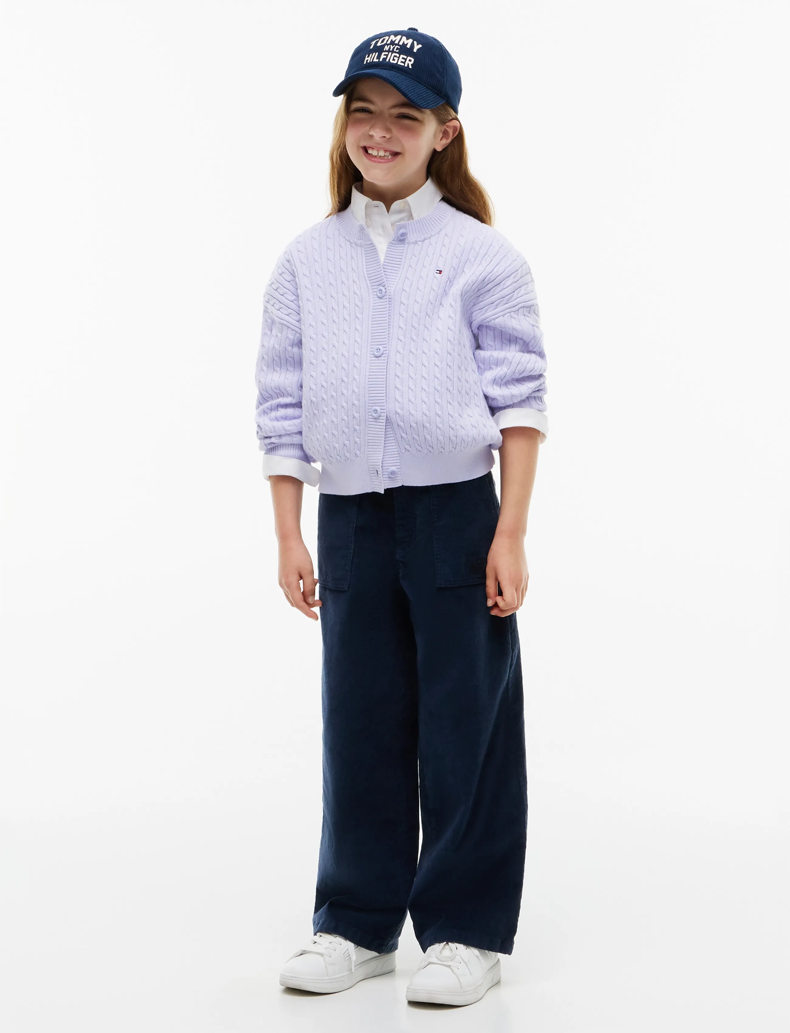 Tommy Hilfiger - CABLE CARDIGAN - kardiganid - lavender ice - 4