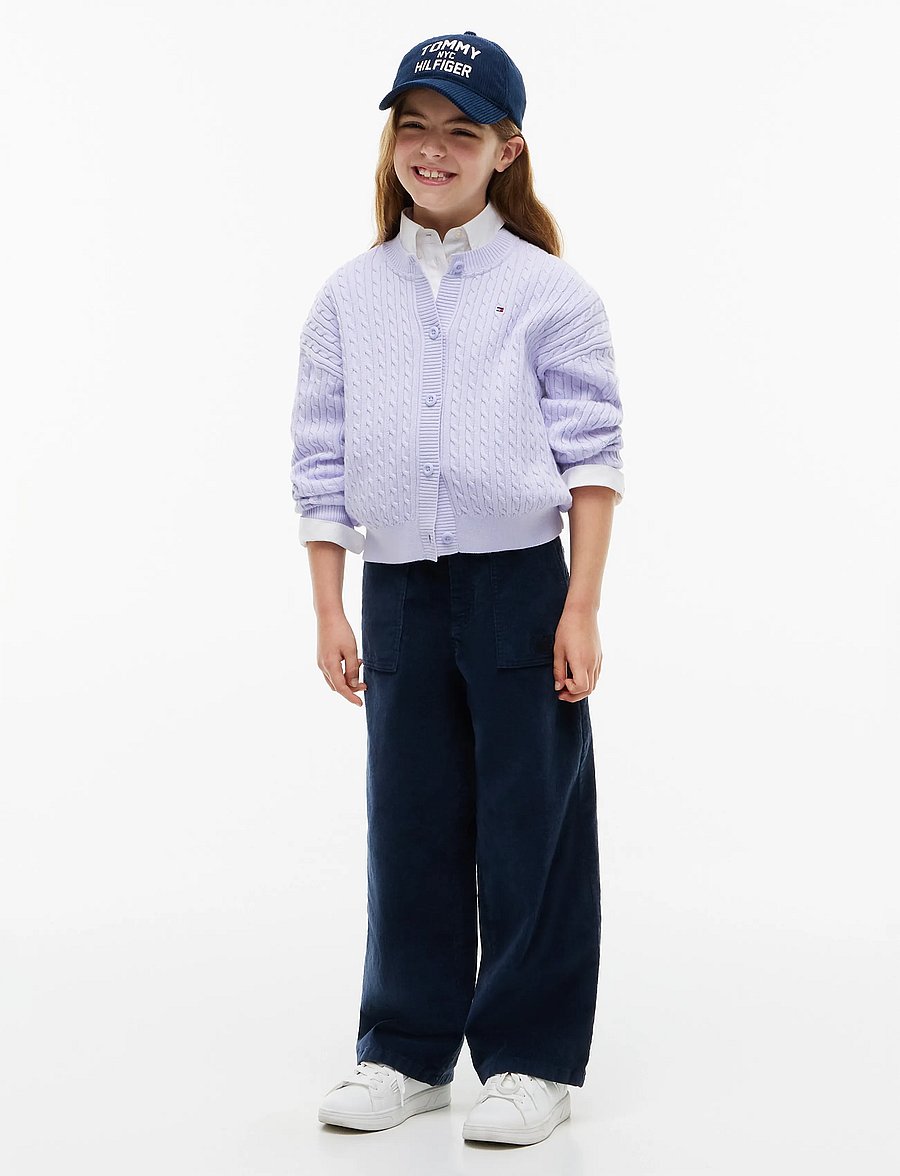 Tommy Hilfiger - CABLE CARDIGAN - kardiganid - lavender ice - 4
