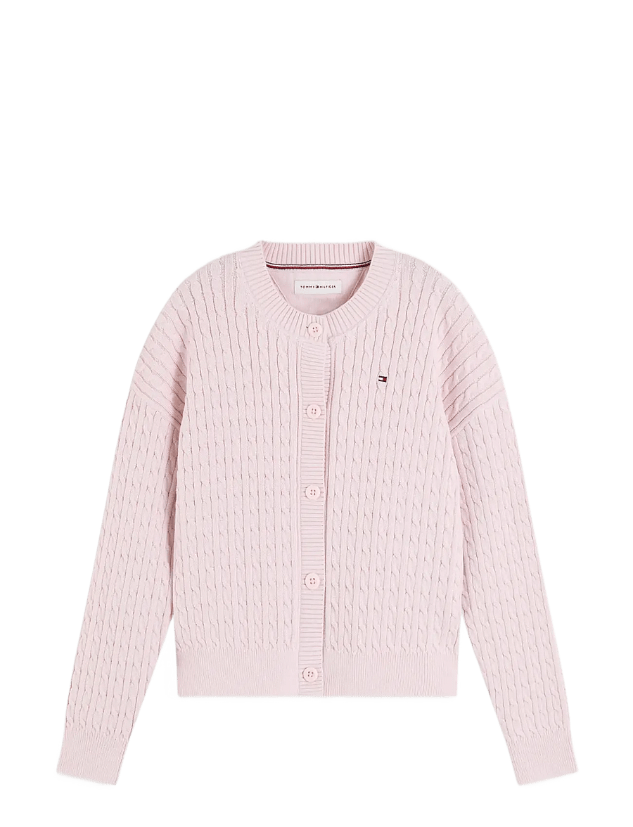Tommy Hilfiger - CABLE CARDIGAN - kardiganid - whimsy pink - 1