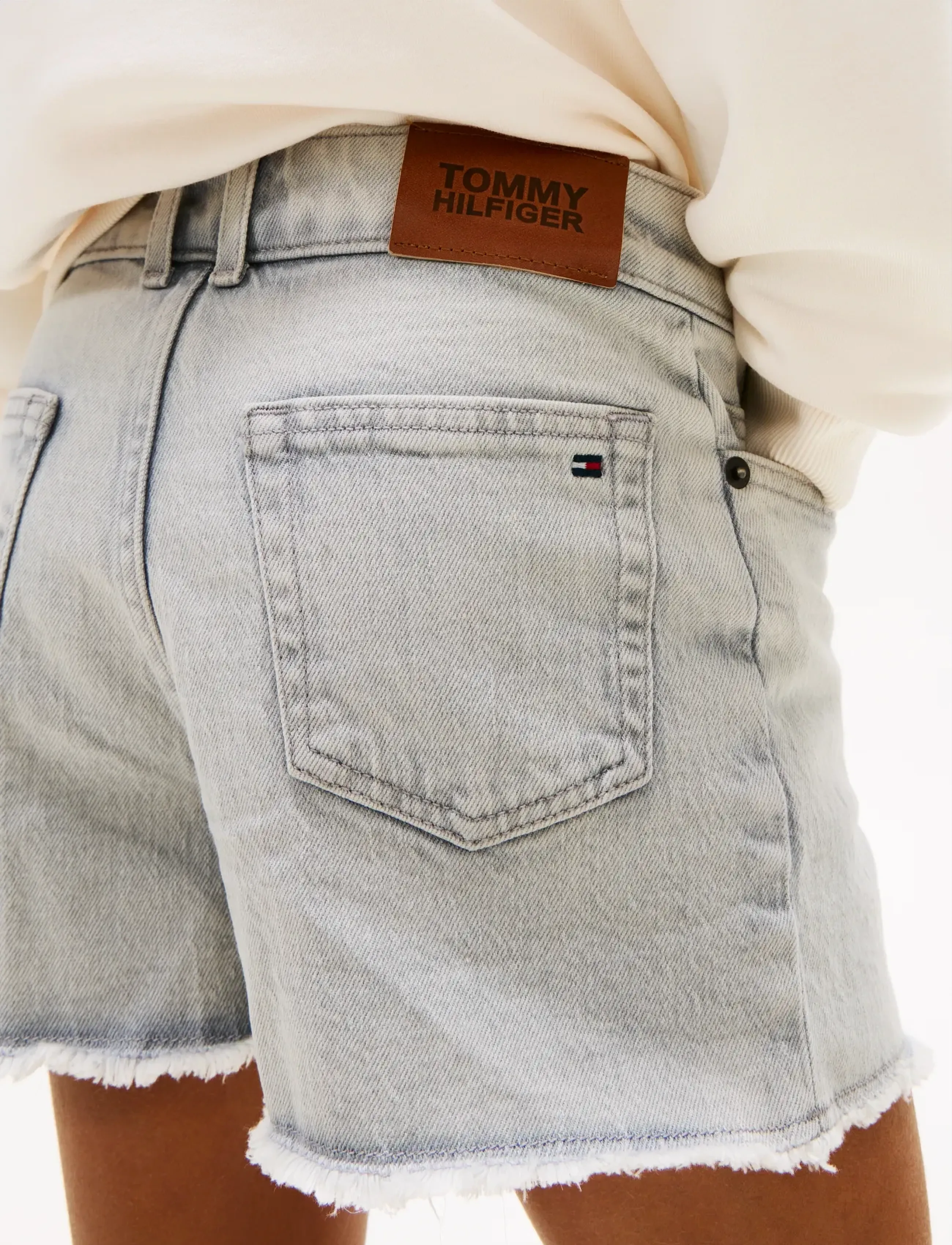 Tommy Hilfiger - HARPER SHORT GREY - jeansshorts - icegrey - 4