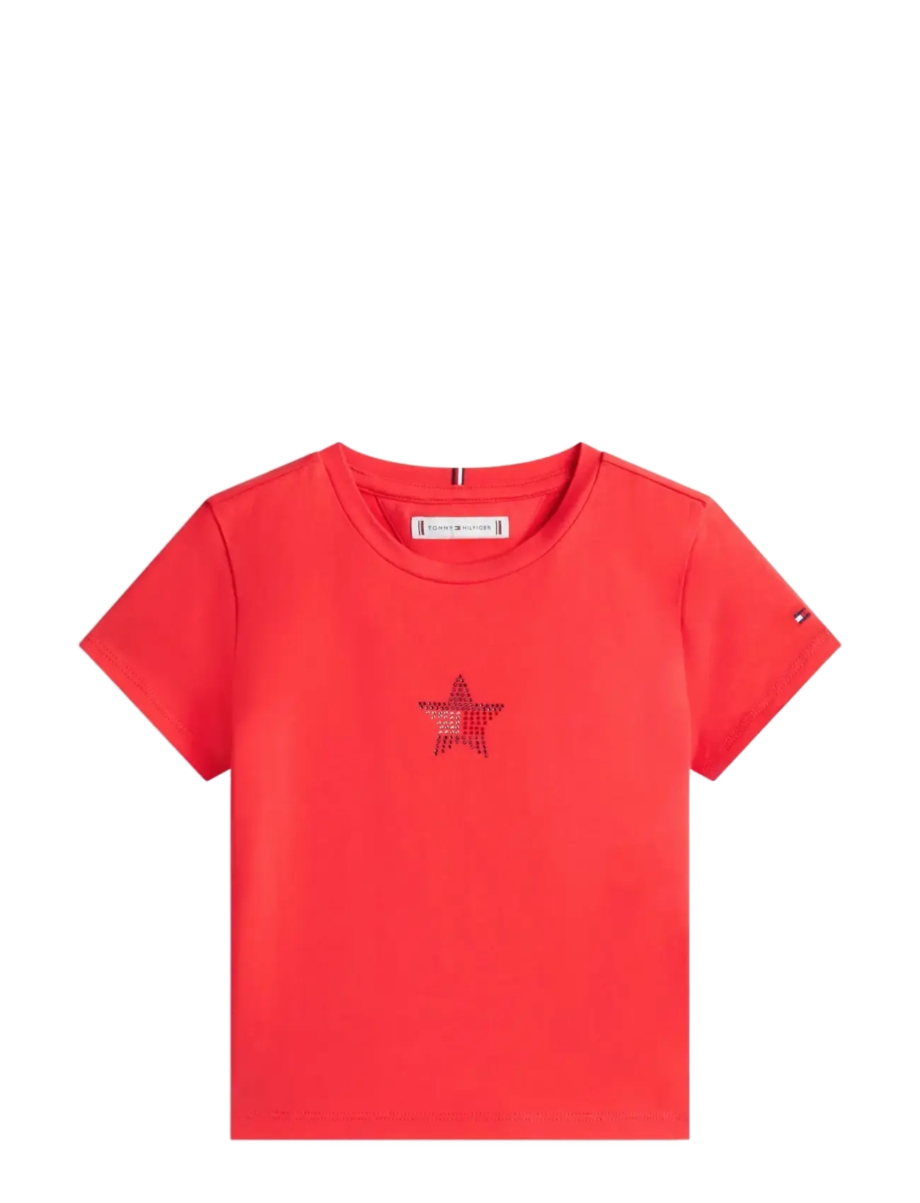 Tommy Hilfiger STAR FLAG TEE SS - T-skjorter - RED ALERT / red
