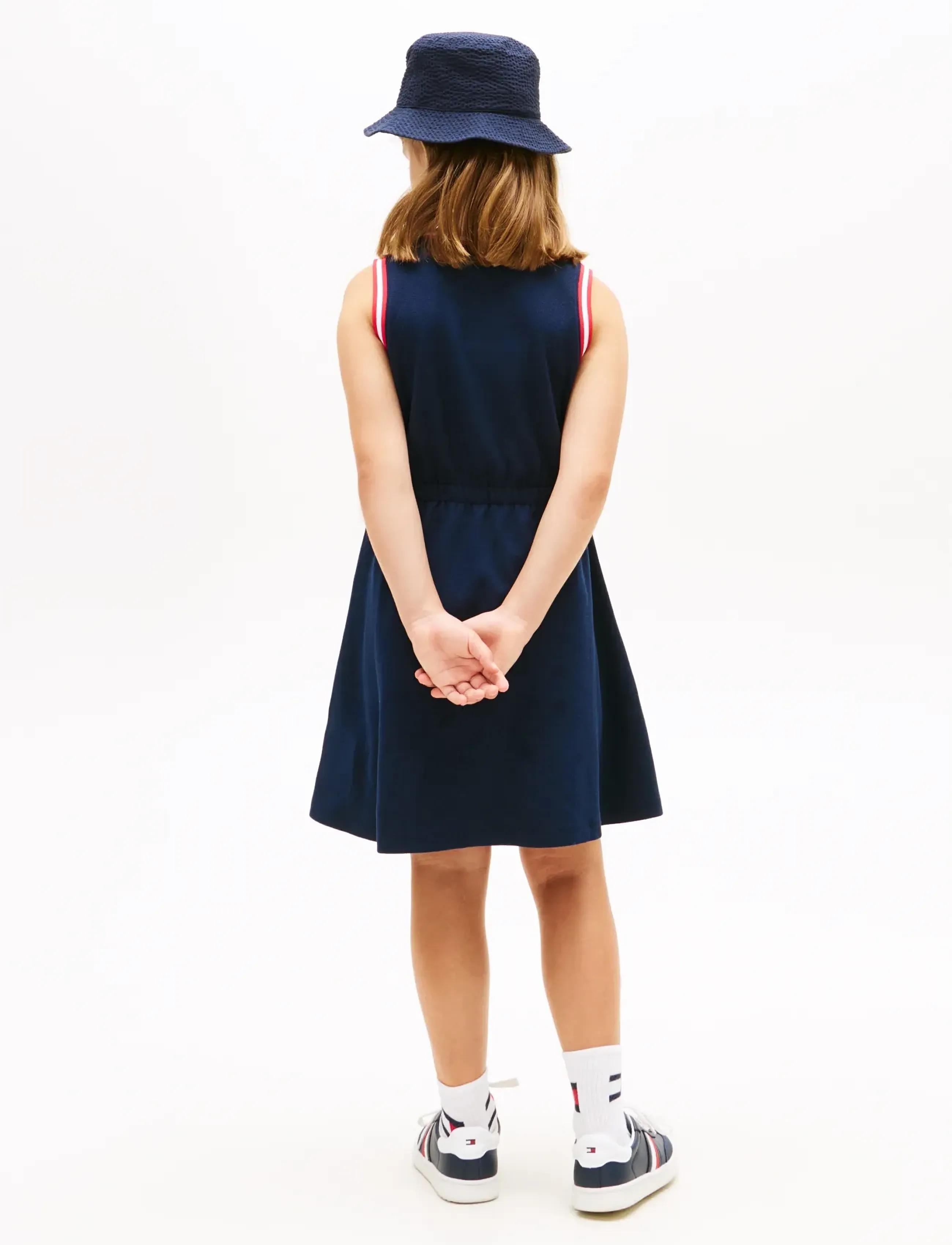 Tommy Hilfiger - WAVY FLAG DRESS SLVLS - Ærmeløse hverdagskjoler - dark night navy - 4