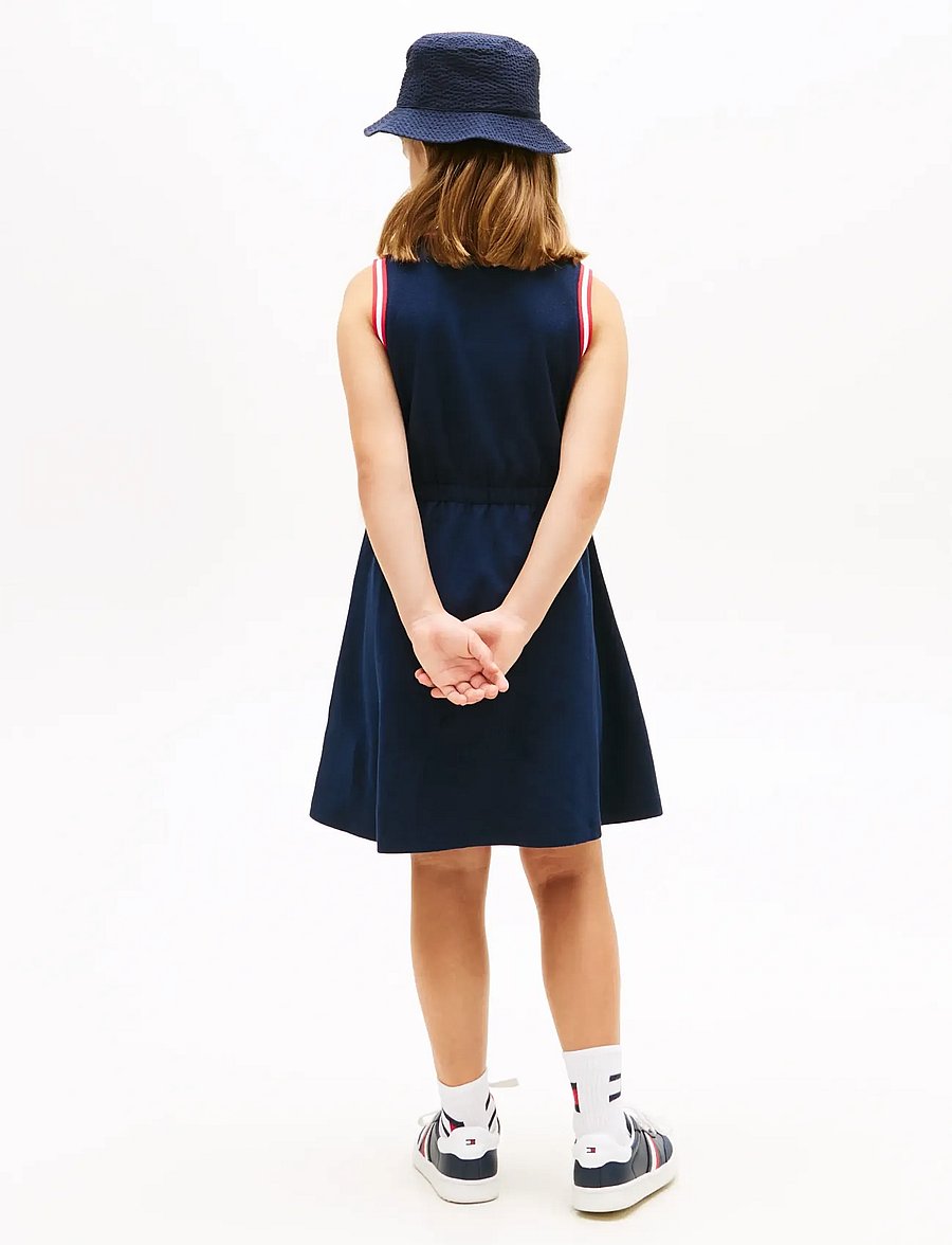 Tommy Hilfiger - WAVY FLAG DRESS SLVLS - Ærmeløse hverdagskjoler - dark night navy - 4