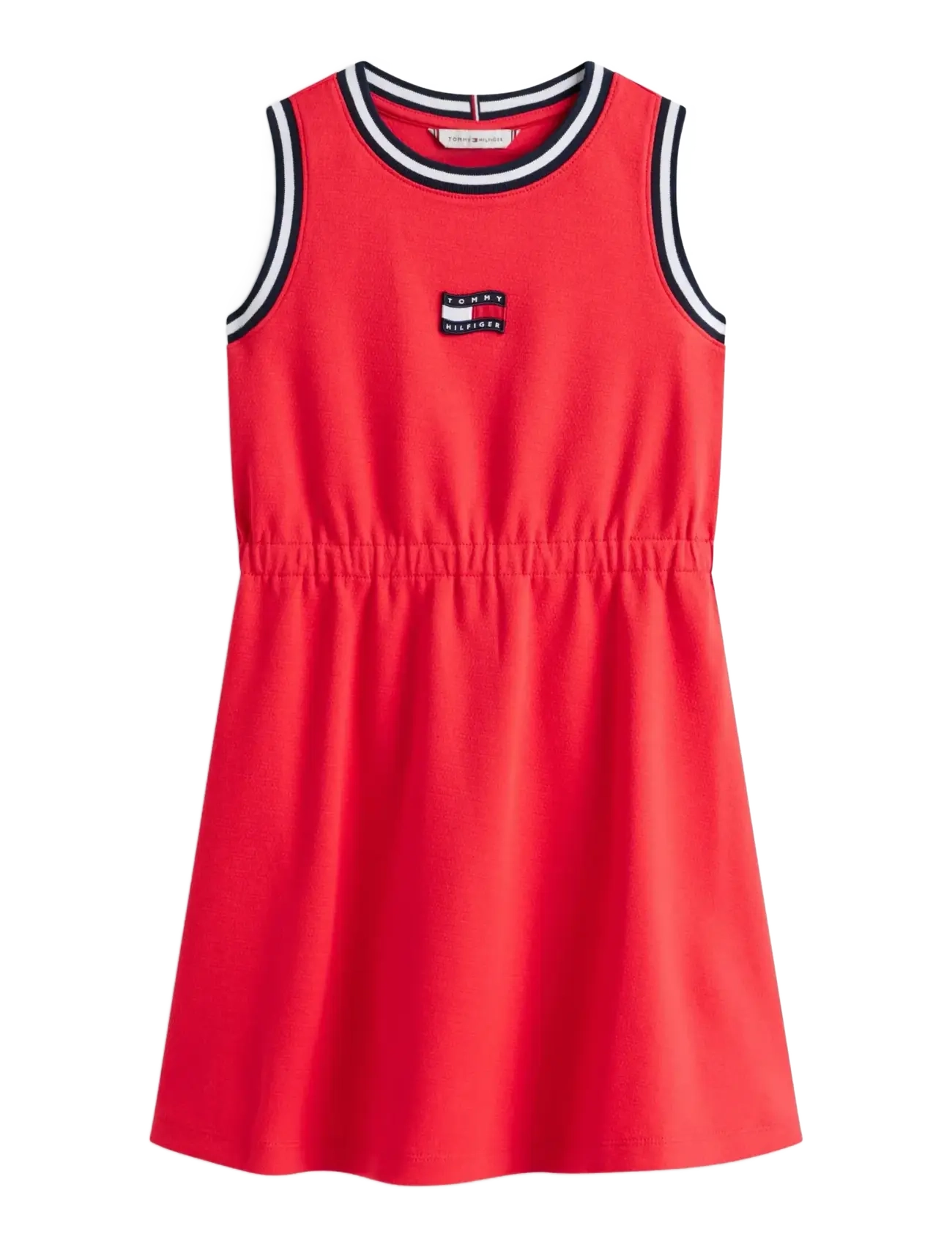 Tommy Hilfiger WAVY FLAG DRESS SLVLS - Shoppa efter storlek - RED ALERT / red