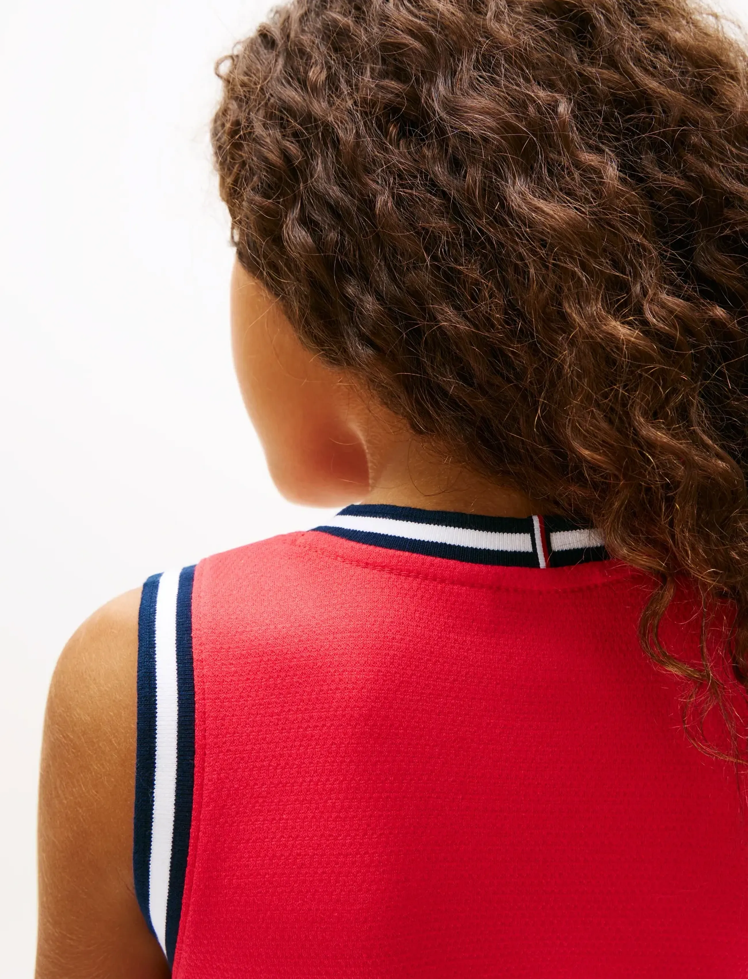 Tommy Hilfiger - WAVY FLAG DRESS SLVLS - Ærmeløse hverdagskjoler - red alert - 3