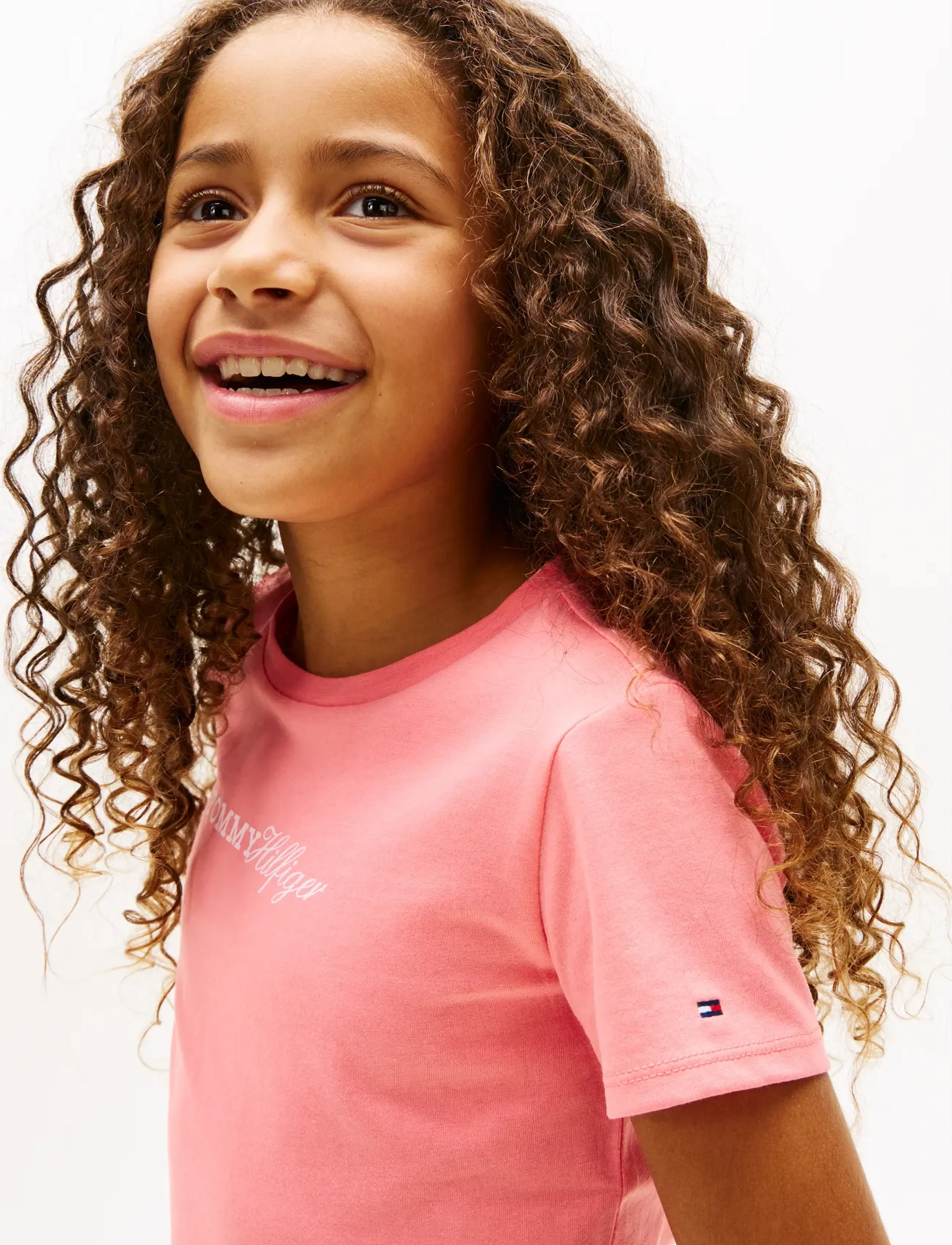 Tommy Hilfiger - TOMMY SCRIPT TEE SS - lyhythihaiset t-paidat - tropical blush - 4