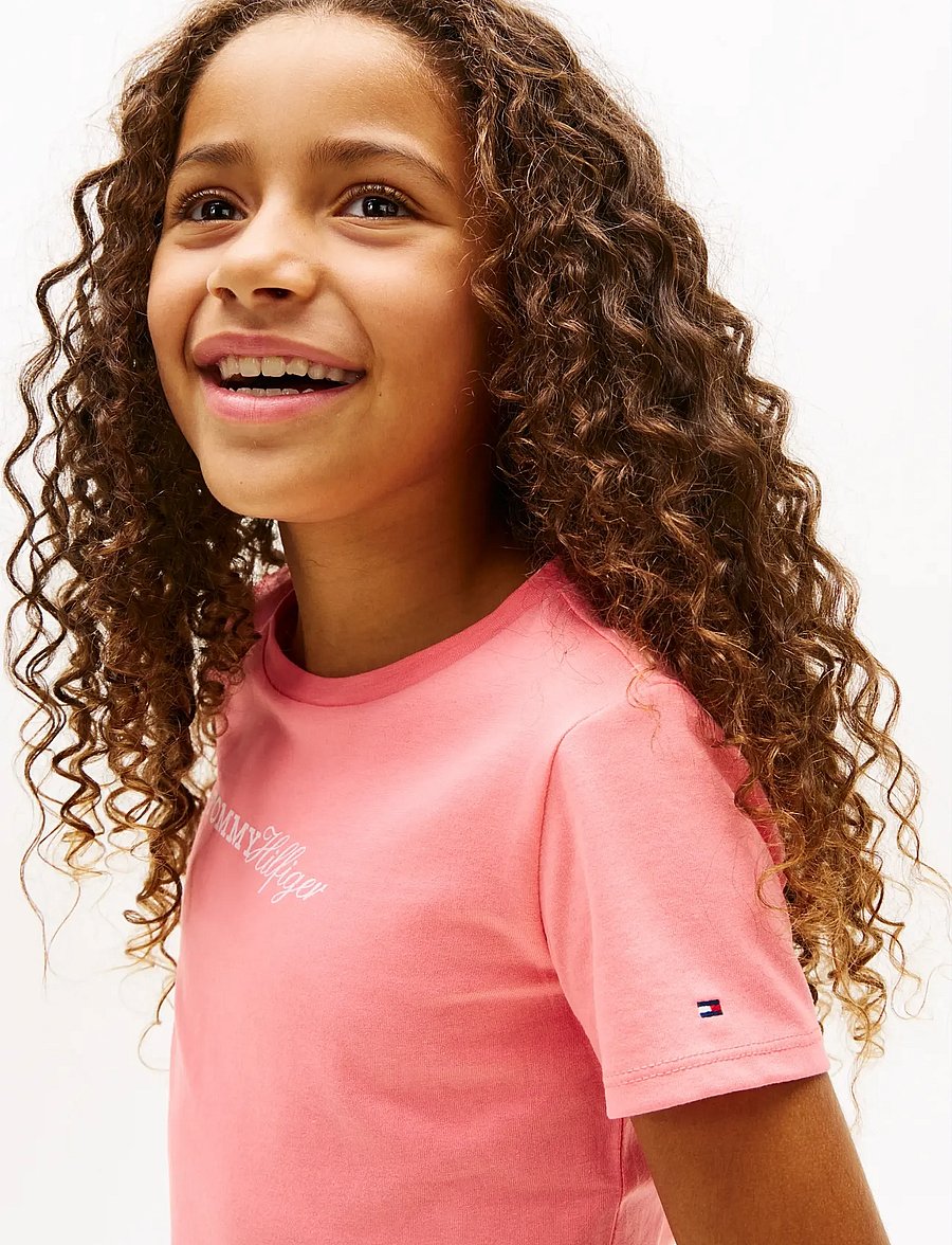 Tommy Hilfiger - TOMMY SCRIPT TEE SS - kurzärmelige - tropical blush - 4