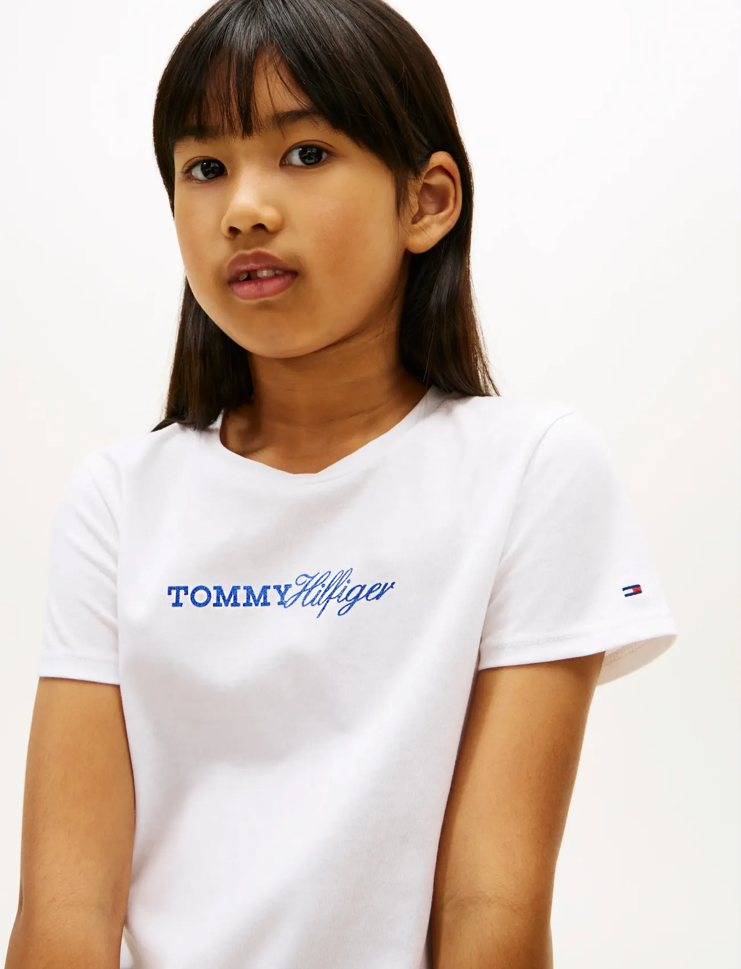 Tommy Hilfiger - TOMMY SCRIPT TEE SS - lühikeste varrukatega t-särgid - white - 4