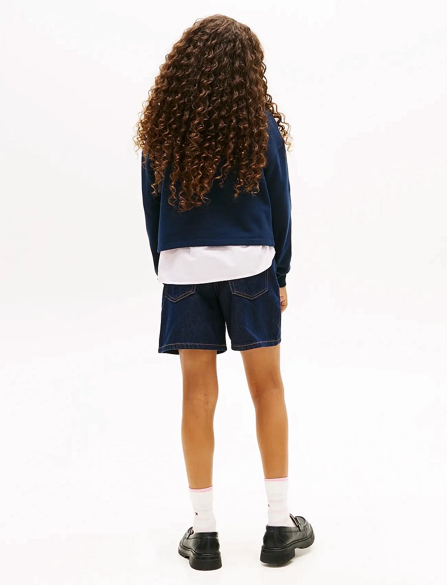 Tommy Hilfiger - GLITTER TOMMY CREW - sweatshirts - dark night navy - 2