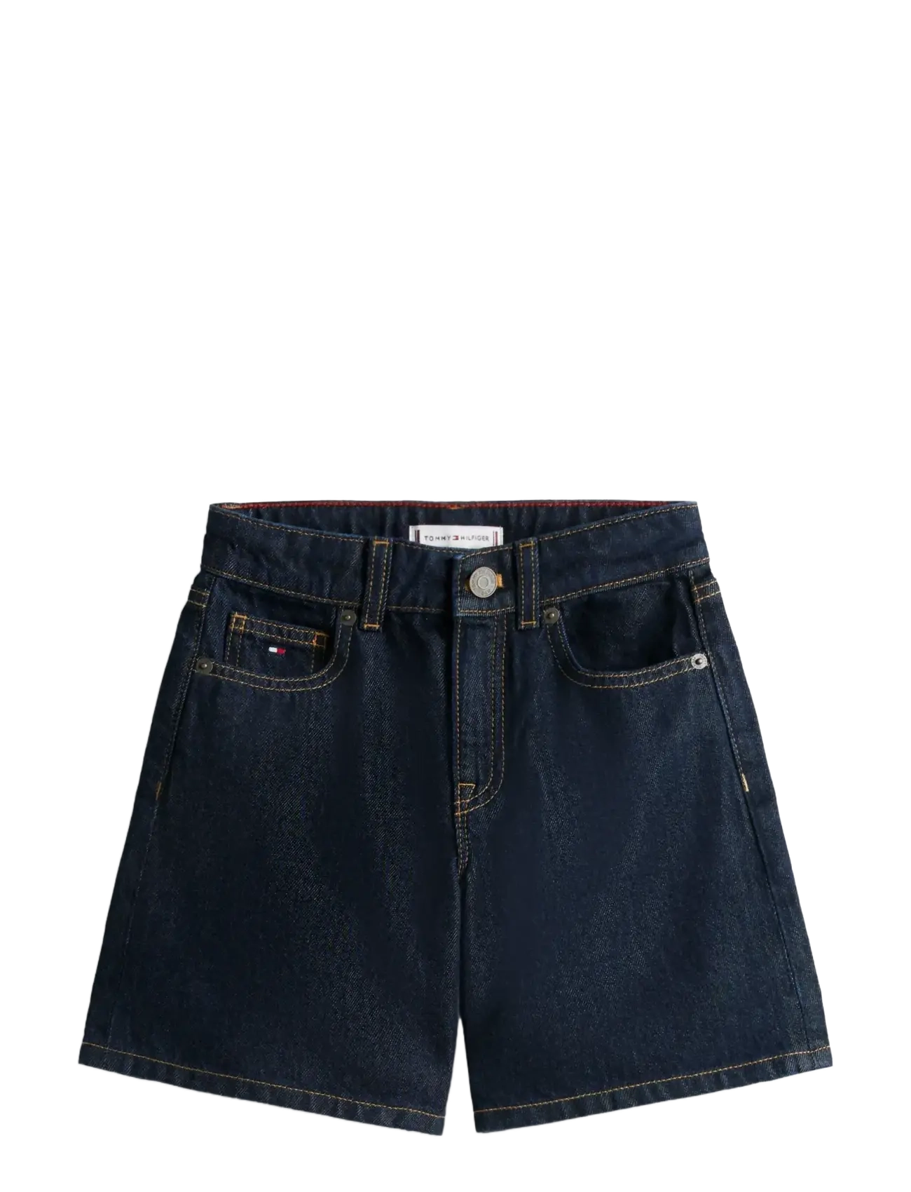 Tommy Hilfiger BERMUDA DENIM SHORT RINSE - Shorts - RINSE / navy