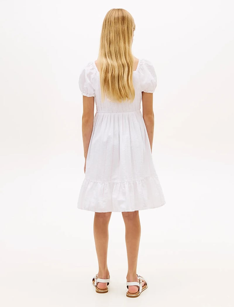 Tommy Hilfiger Seersucker Puff Sleeves Dress Ss short-sleeved casual dresses shop at Booztlet Tommy Hilfiger Seersucker Puff Sleeves Dress Ss short-sleeved casual dresses shop at Booztlet