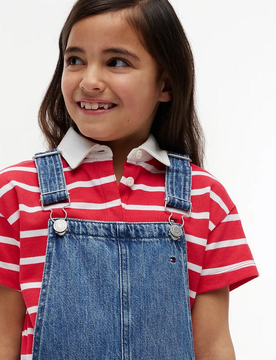Tommy Hilfiger - STAR FLAG DUNGAREE DRESS - latzkleid - heritagestardenim - 2