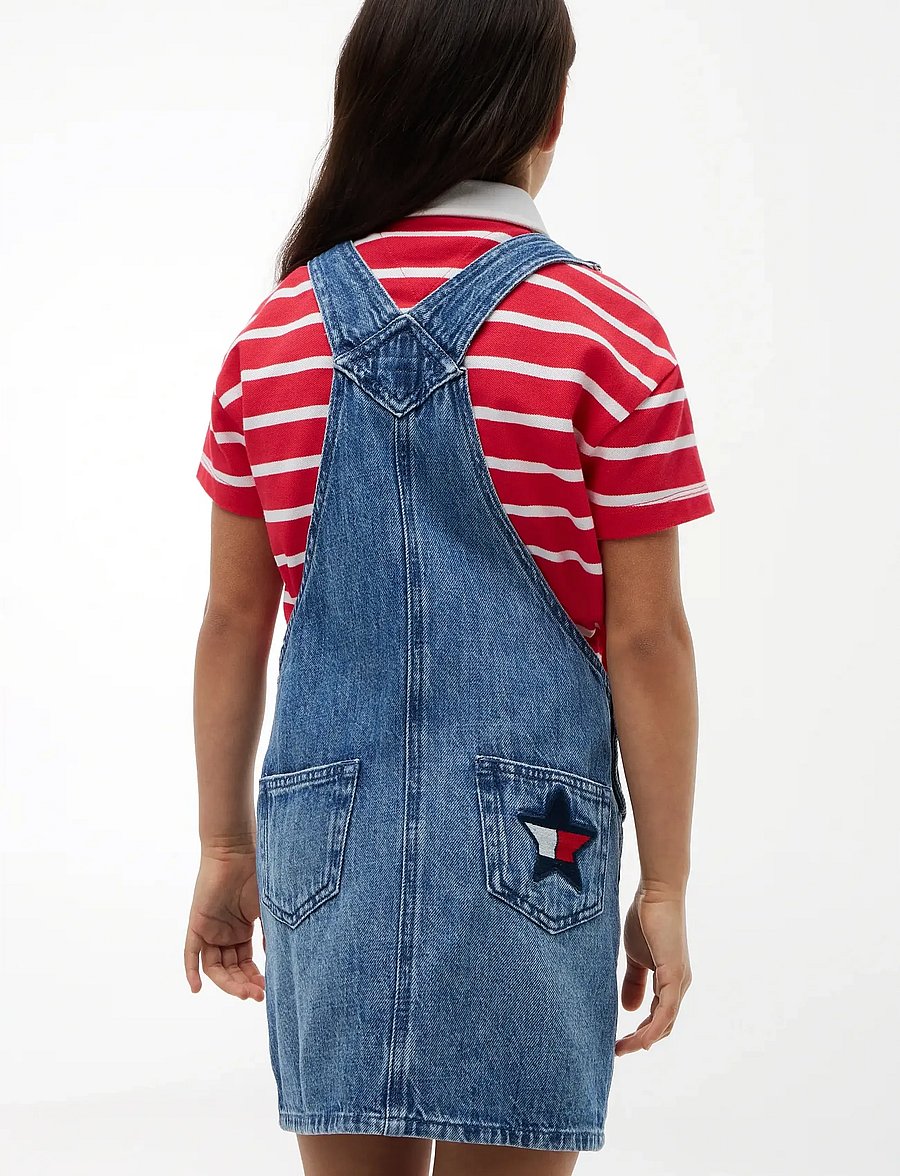 Tommy Hilfiger - STAR FLAG DUNGAREE DRESS - latzkleid - heritagestardenim - 3