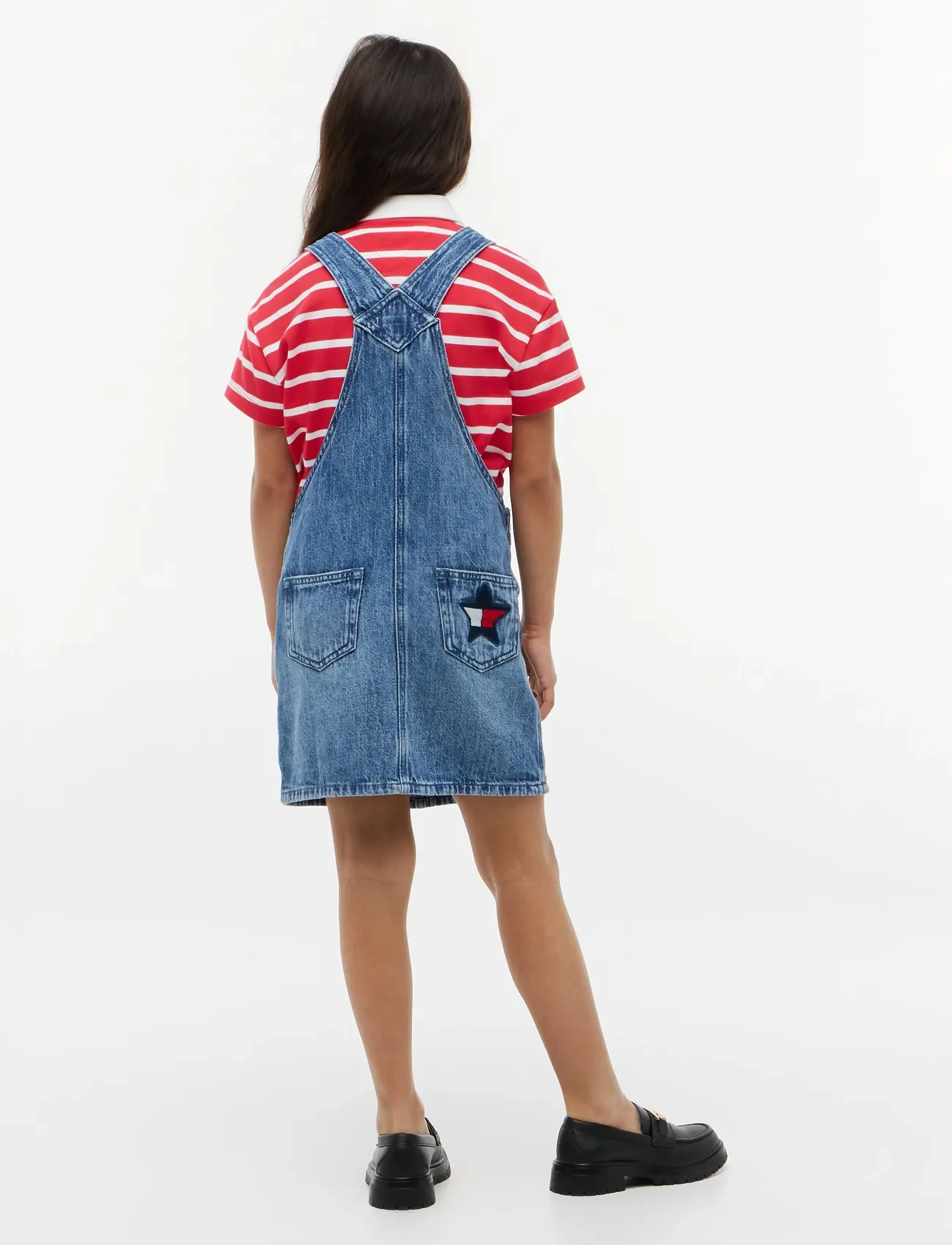 Tommy Hilfiger - STAR FLAG DUNGAREE DRESS - latzkleid - heritagestardenim - 4
